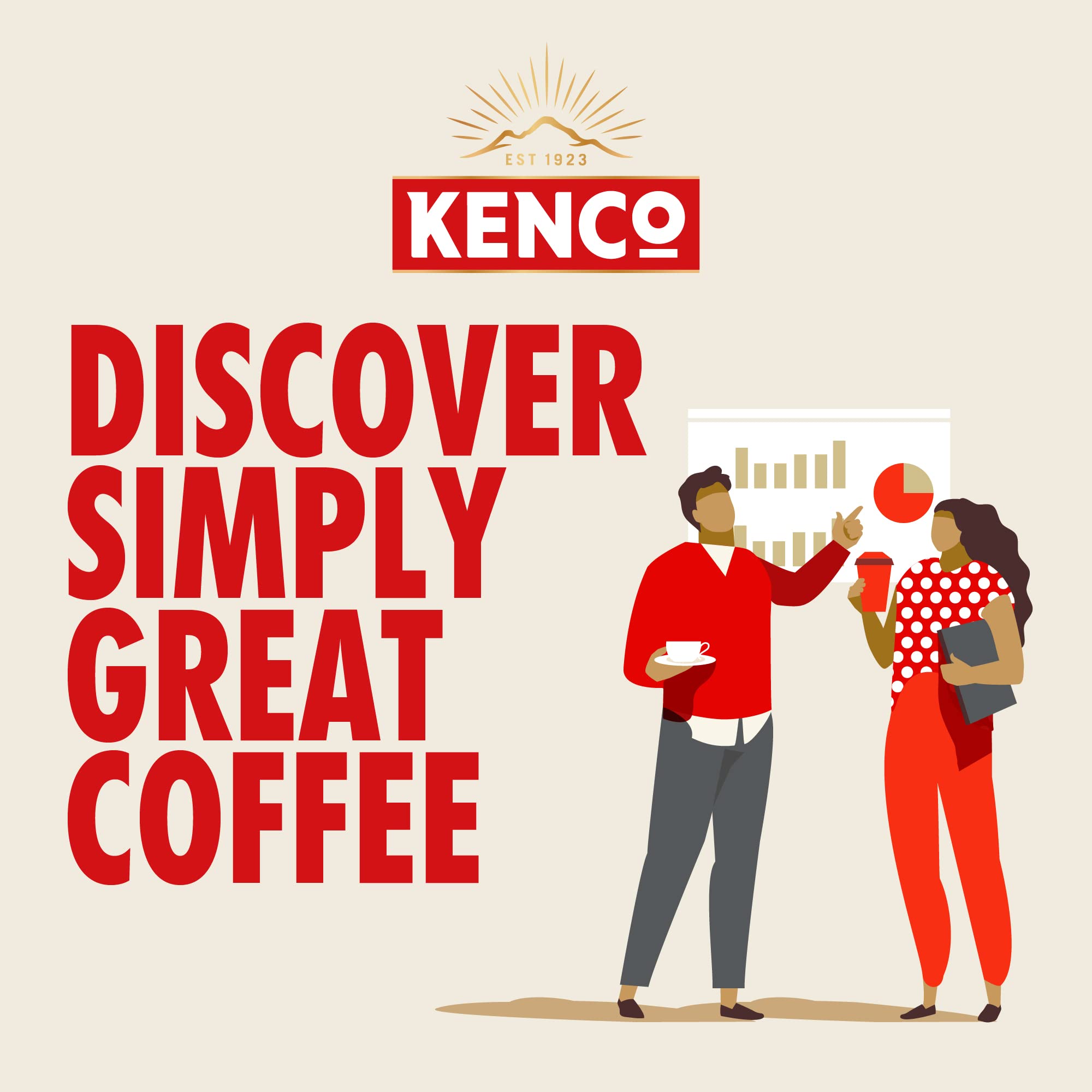 Kenco Cappuccino Instant Coffee 1kg - Tin (Pack of 1) 6