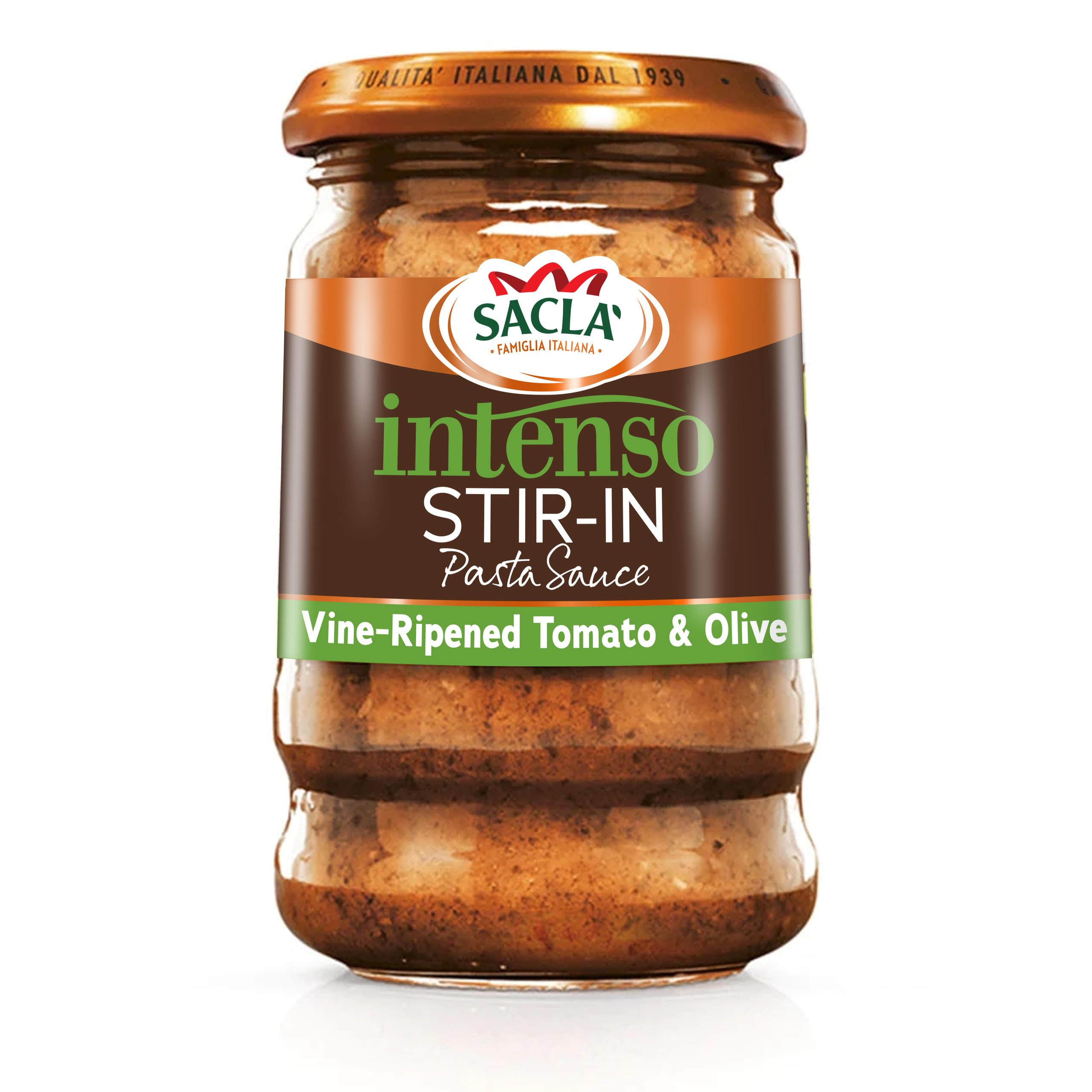 Saclà Intenso Pasta Sauce - Sweet Tomato and Olive Based Pasta Enhancer (190g)