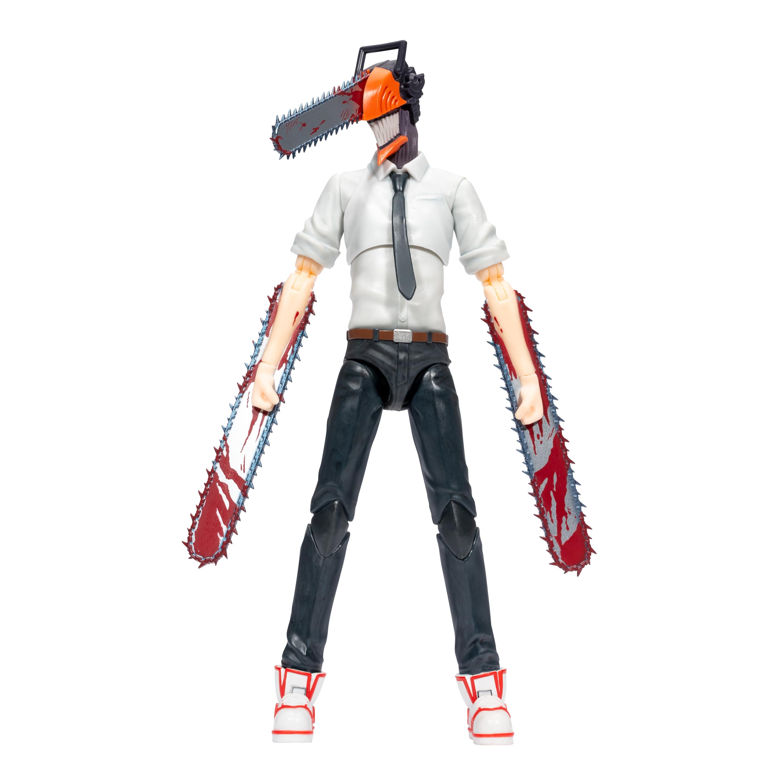 Total Anime Chainsaw Man - 6.5-Inch Action Figure with Alternate Heads, Arms & Swappable Mouthpiece 3