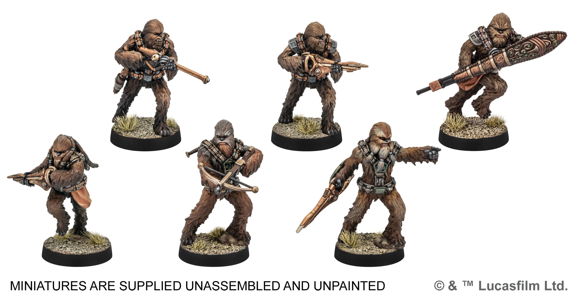 Asmodee Star Wars Legion: Kashyyyk Wookiee Warriors Miniatures Game Expansion 9