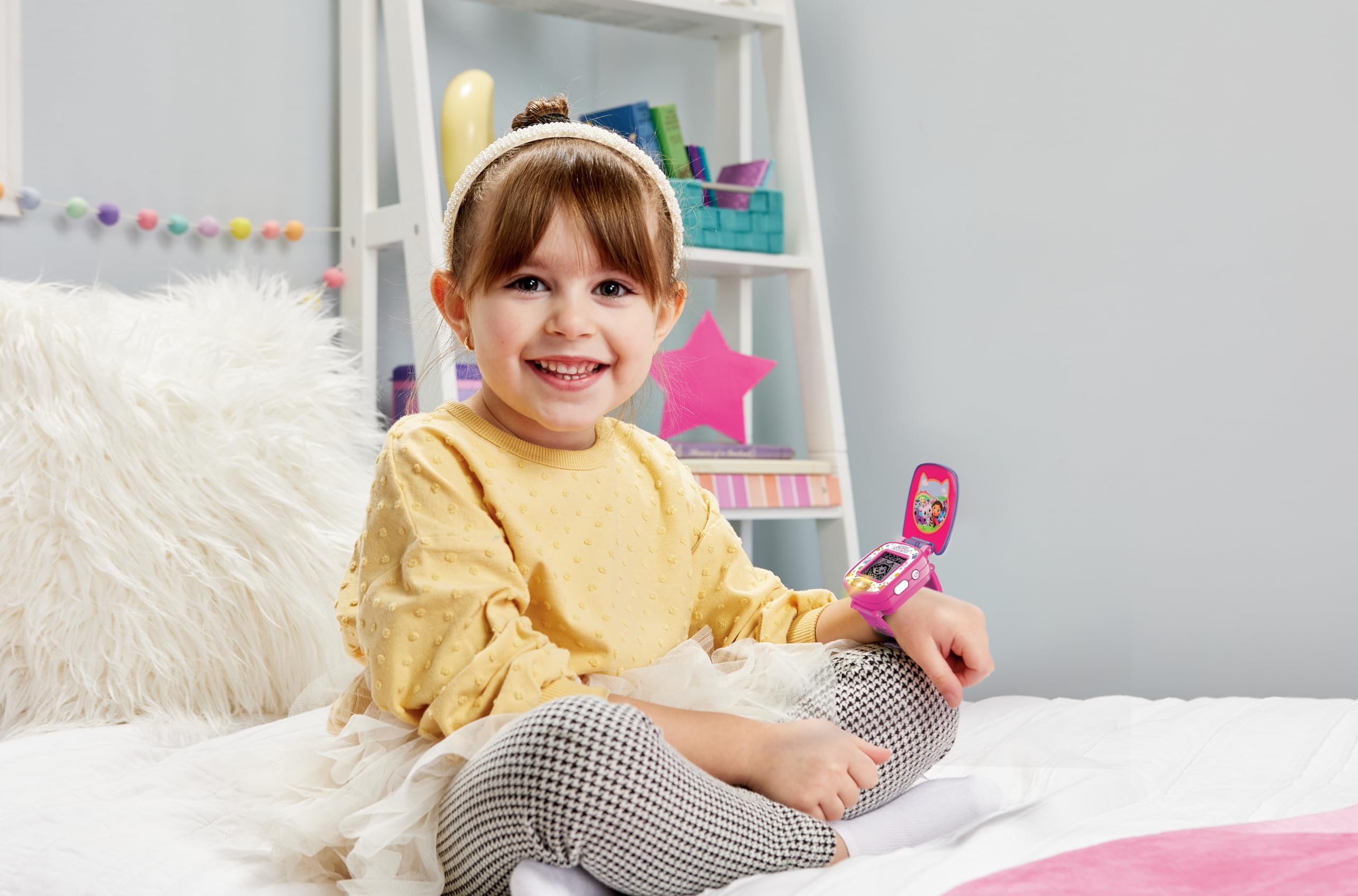 VTech Gabby's Dollhouse Time to Get Tiny Watch - Interactive Educational Kids Watch for Ages 3-6 4