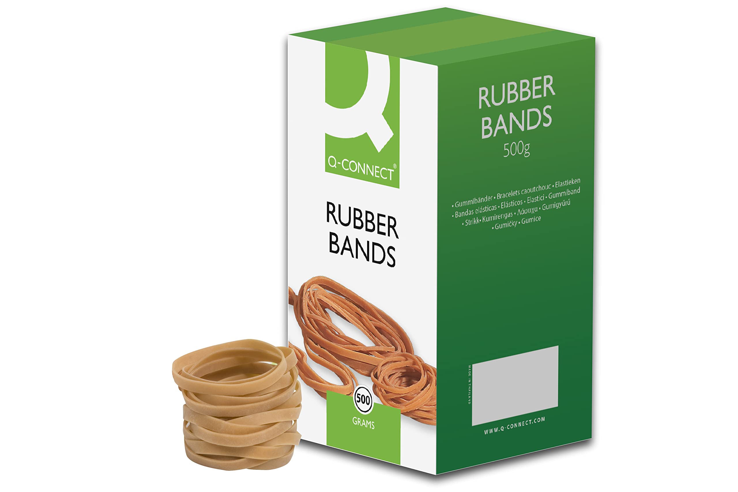 Q-Connect Rubber Bands No.34 101.6 x 3.2mm 500g KF10539