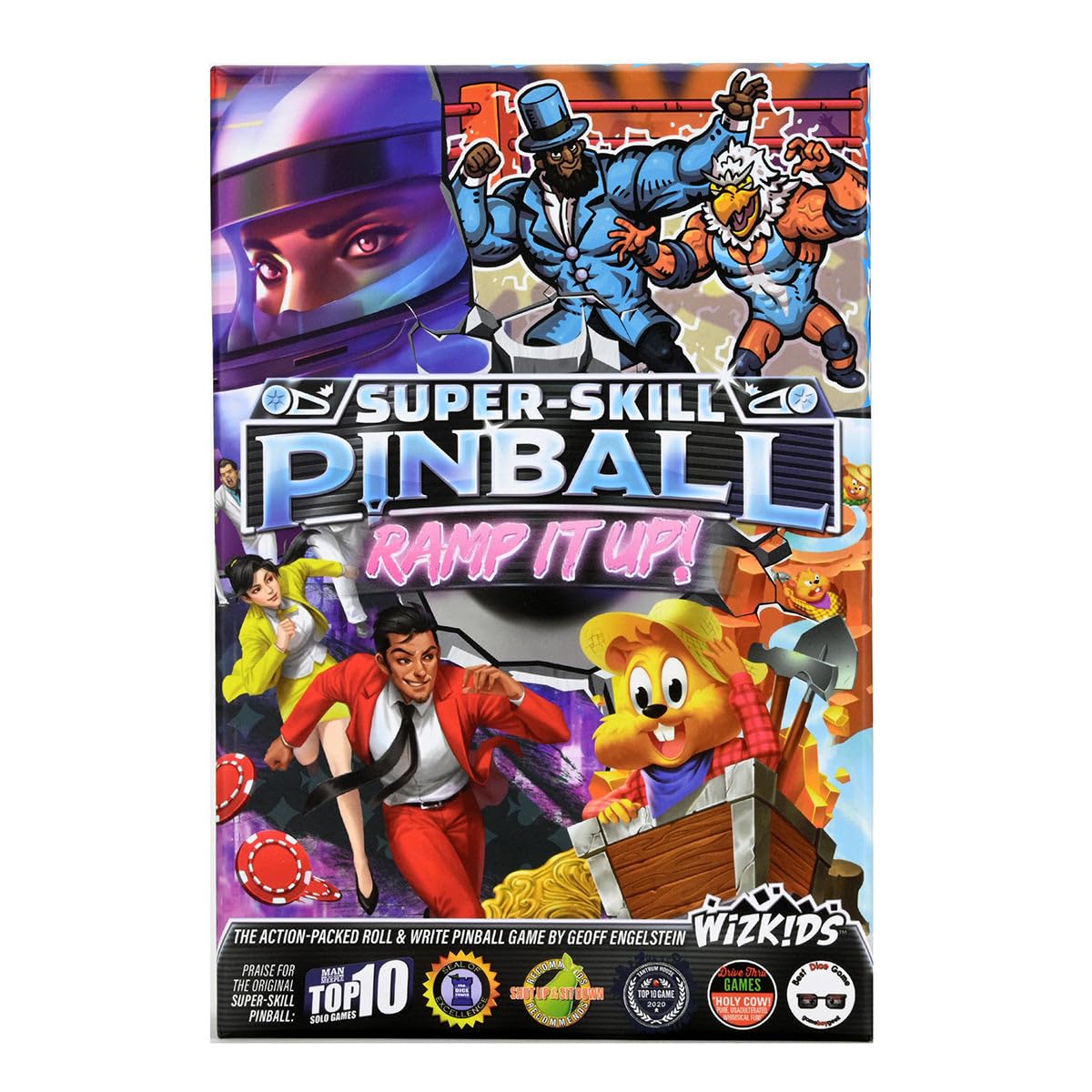 WizKids Super-Skill Pinball: Ramp It Up Board Game