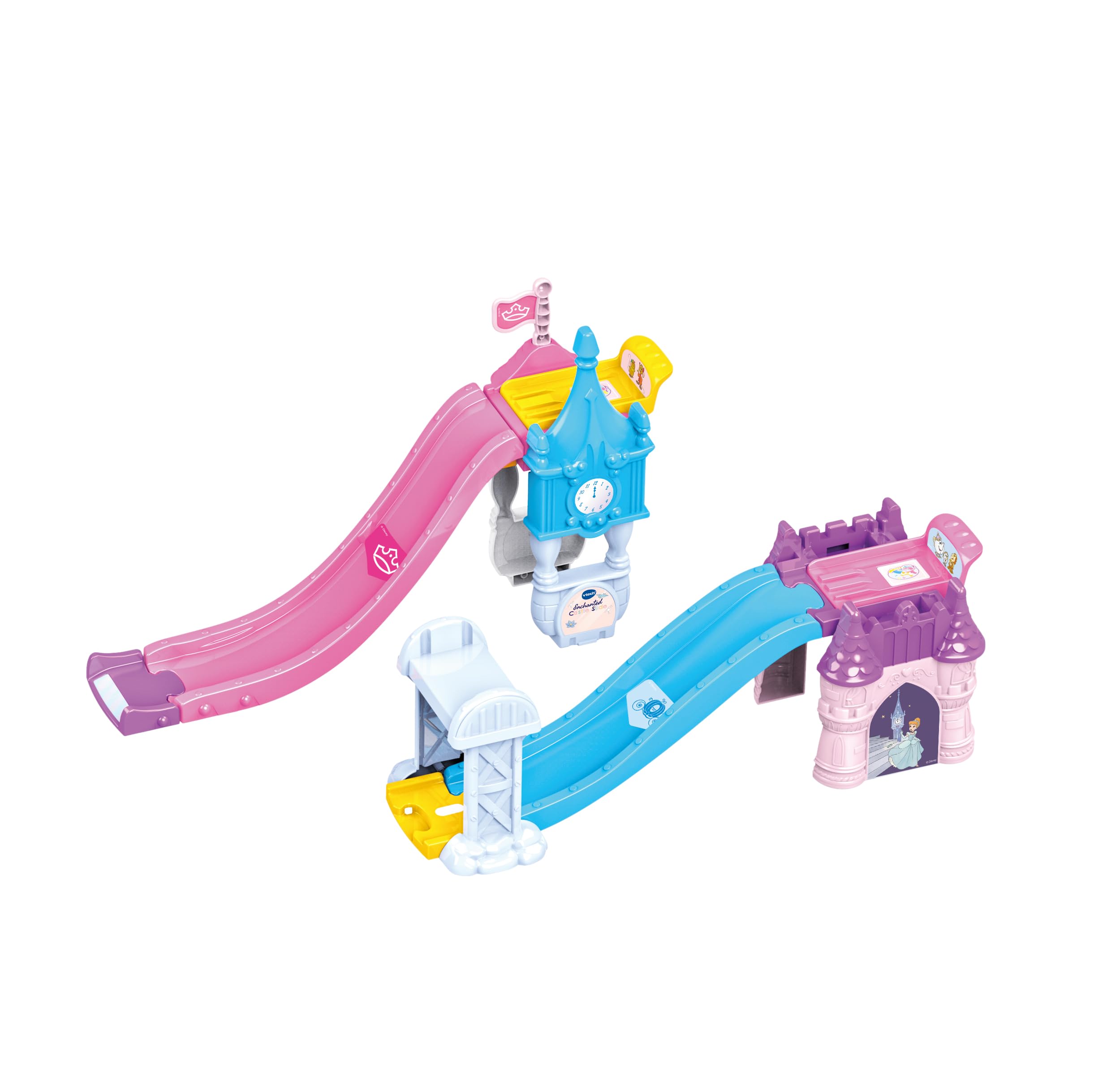 VTech Toot-Toot Drivers Enchanted Castle Slide - Disney Princess Cinderella Playset for Ages 1-5 5