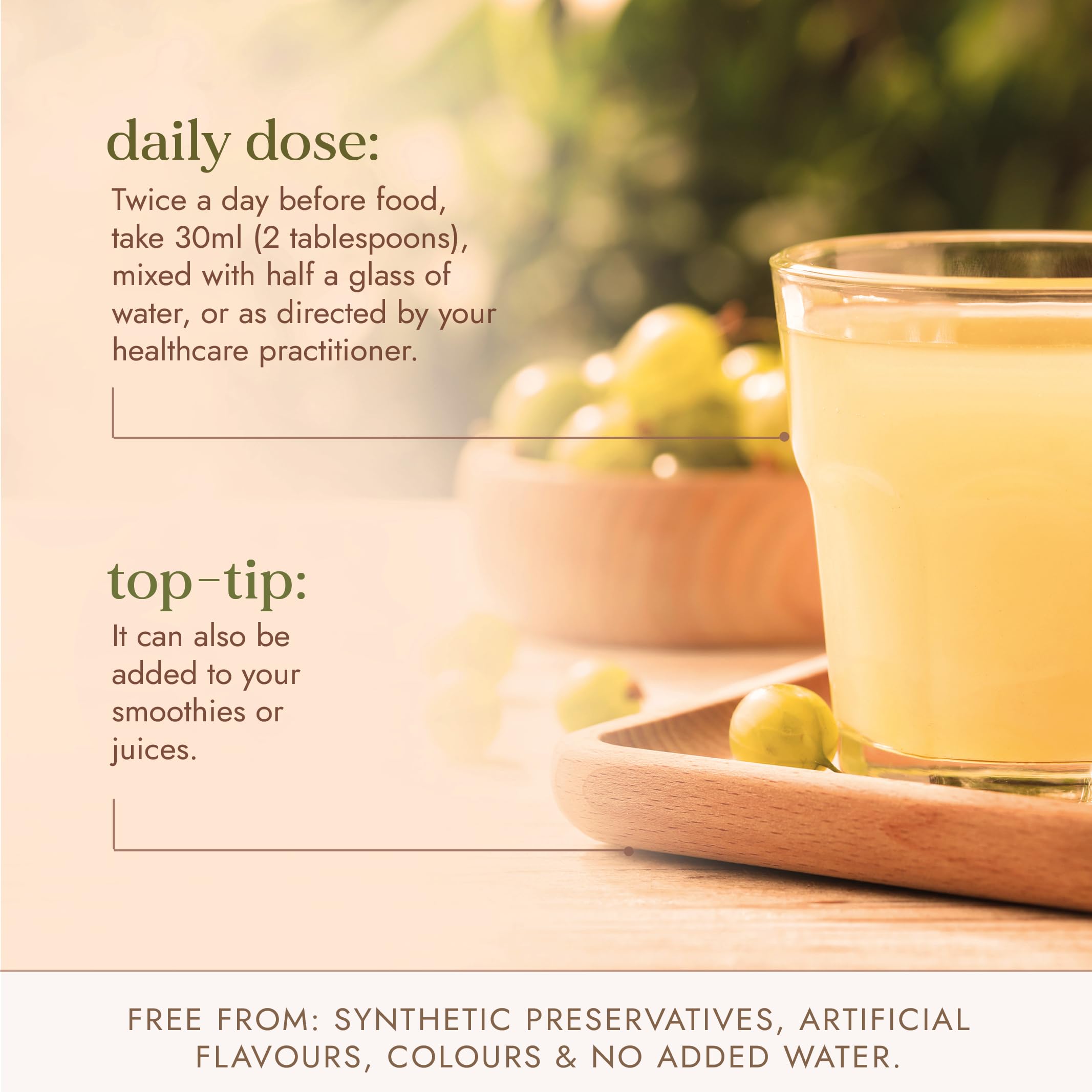 Fushi Amla Juice 500ml | Cold-Pressed Indian Gooseberry Juice | 100% Raw & Unfiltered 4