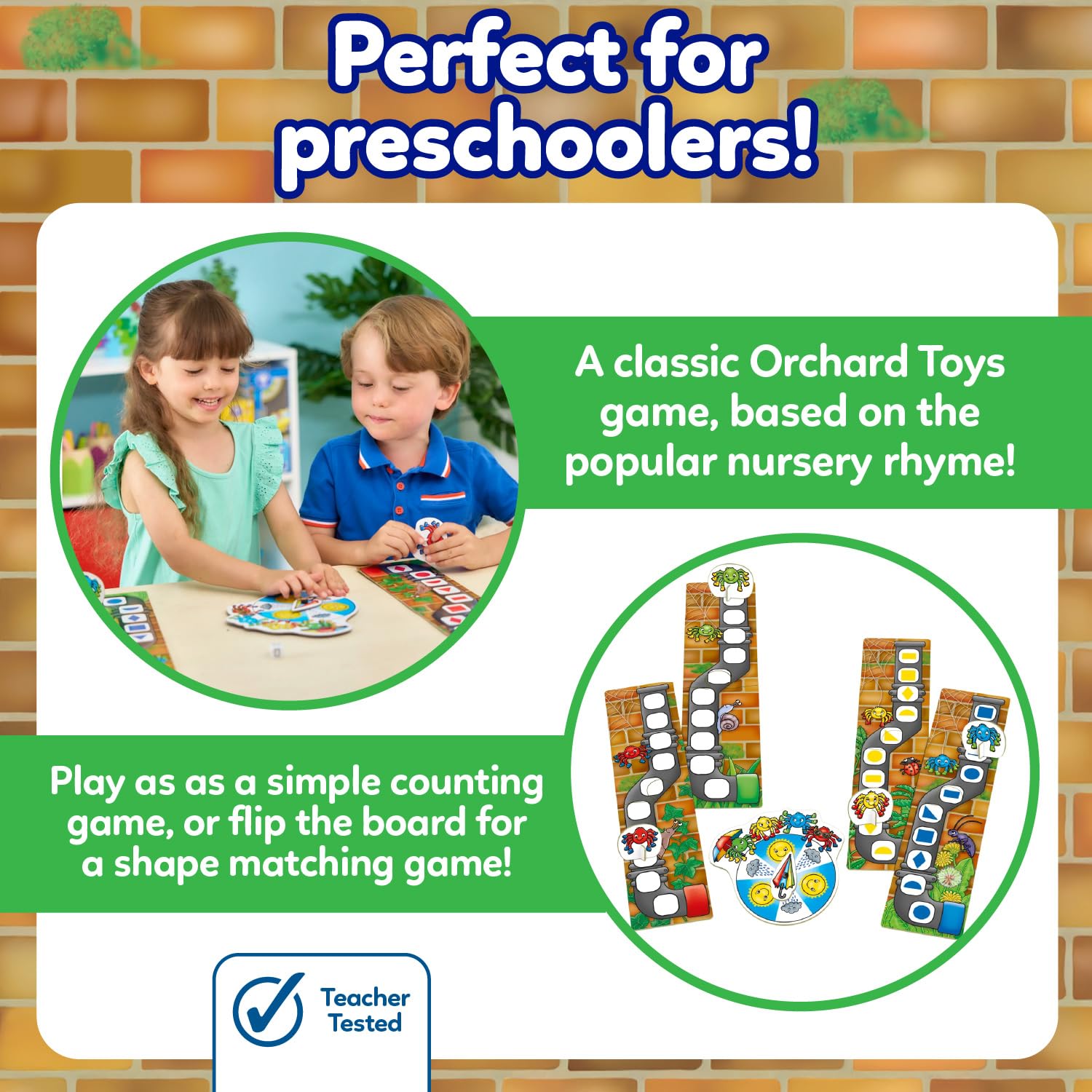 Orchard Toys Insey Winsey Spider Board Game 8