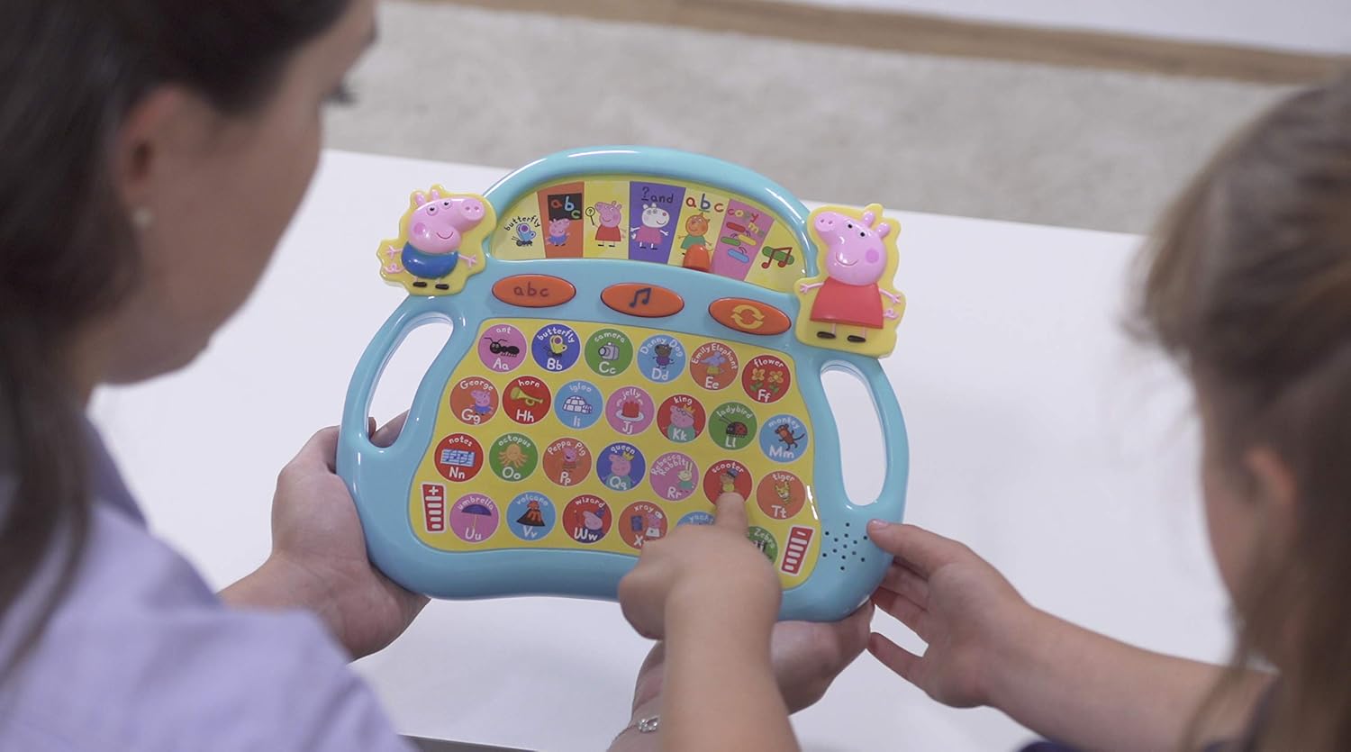 Peppa Pig Laugh & Learn Alphaphonics Interactive Toy - Educational Phonics Learning Game for Toddlers 4
