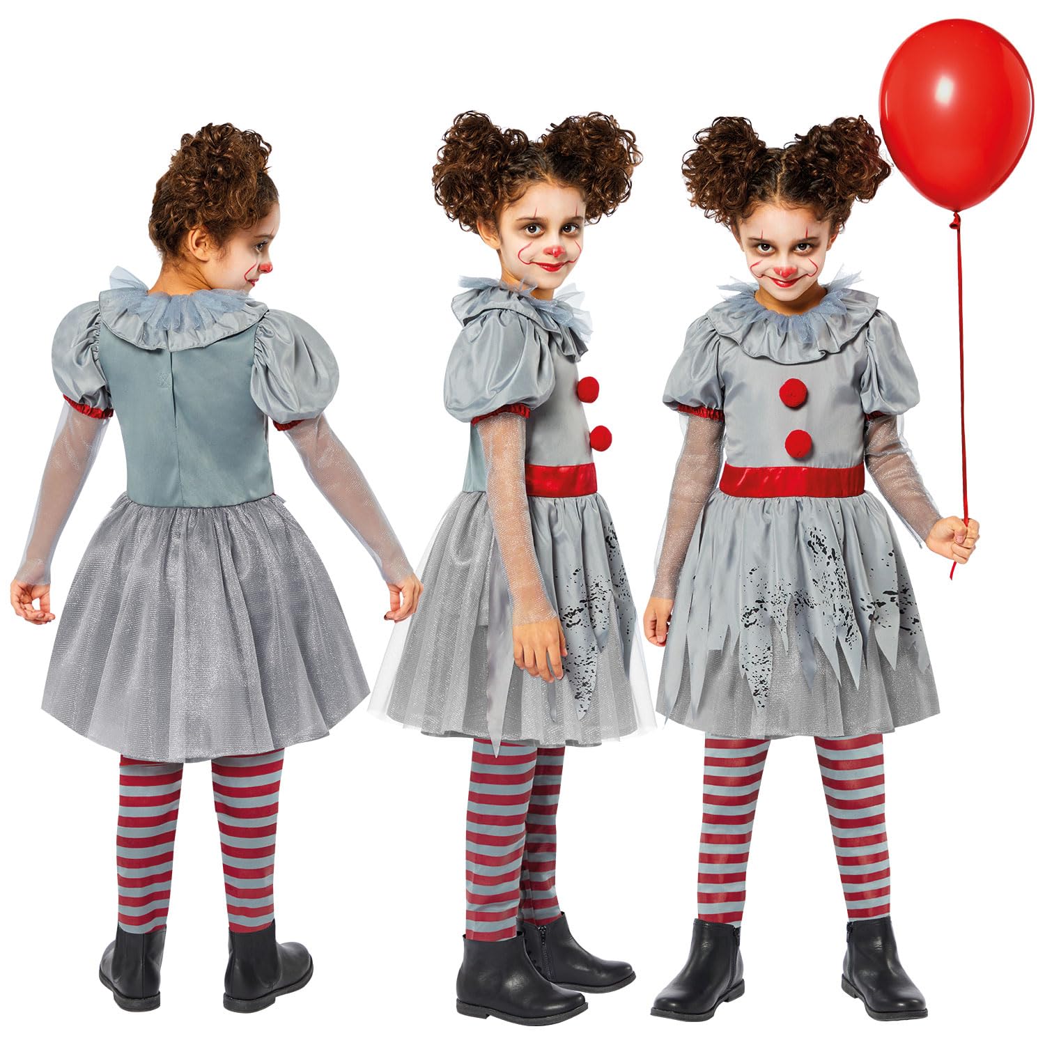 Amscan Bad Clown Costume - Child Size 17