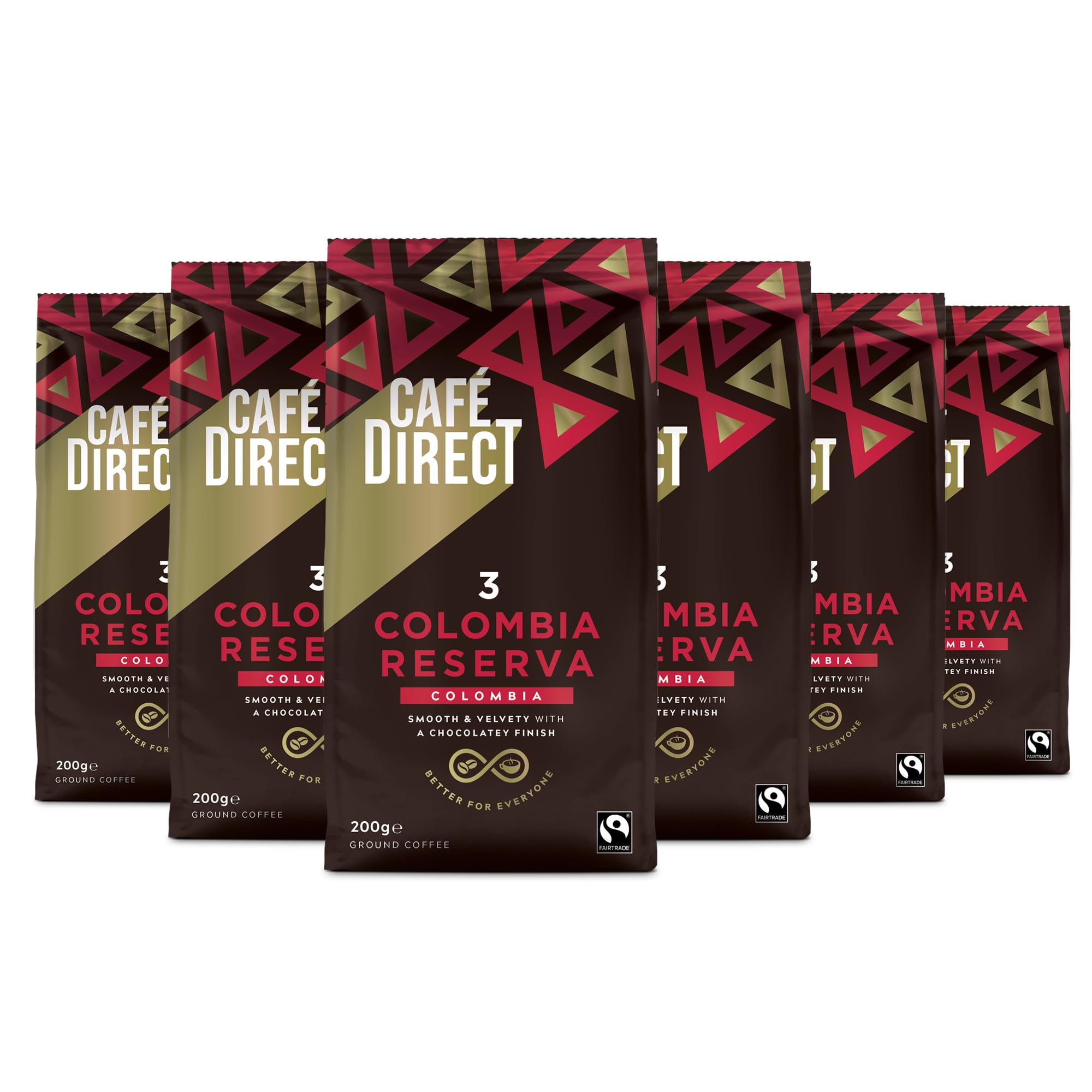 Cafédirect Cauca Valley Colombia Fairtrade Ground Arabica Coffee 227g (Pack of 6) 5