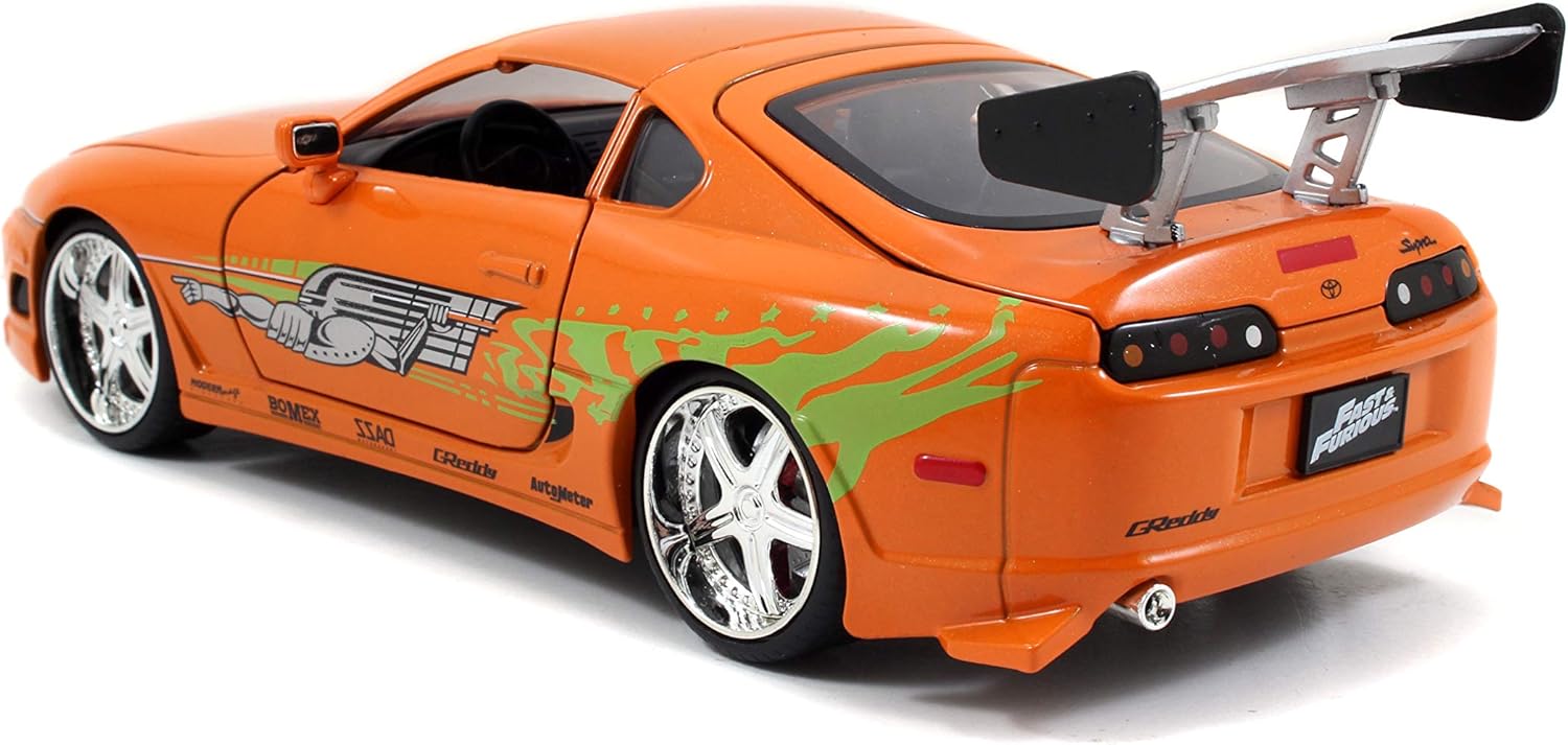 Jada Fast & Furious - Brian's 1995 Toyota Supra 1:24 Die-Cast Replica 7