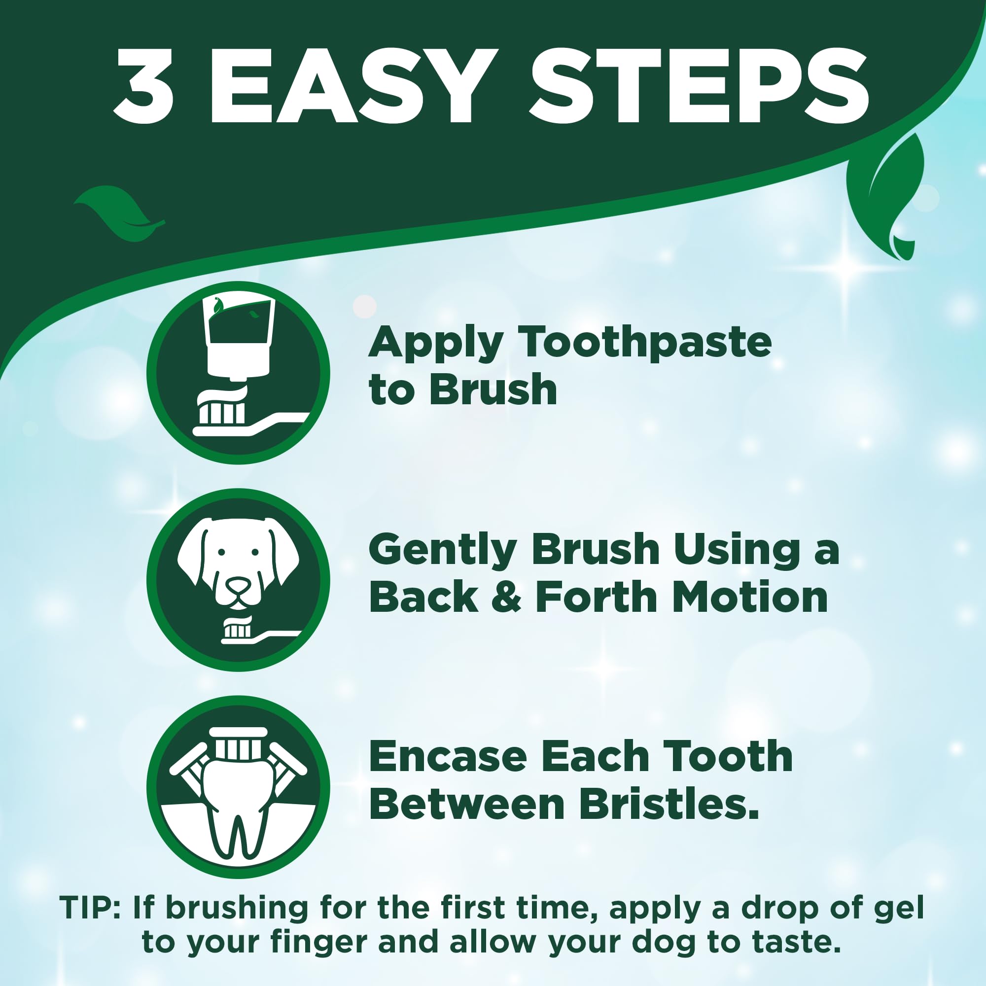 Vet's Best Dog Toothpaste Gel for Teeth Cleaning and Fresh Breath | Peppermint Scent | 150g 3