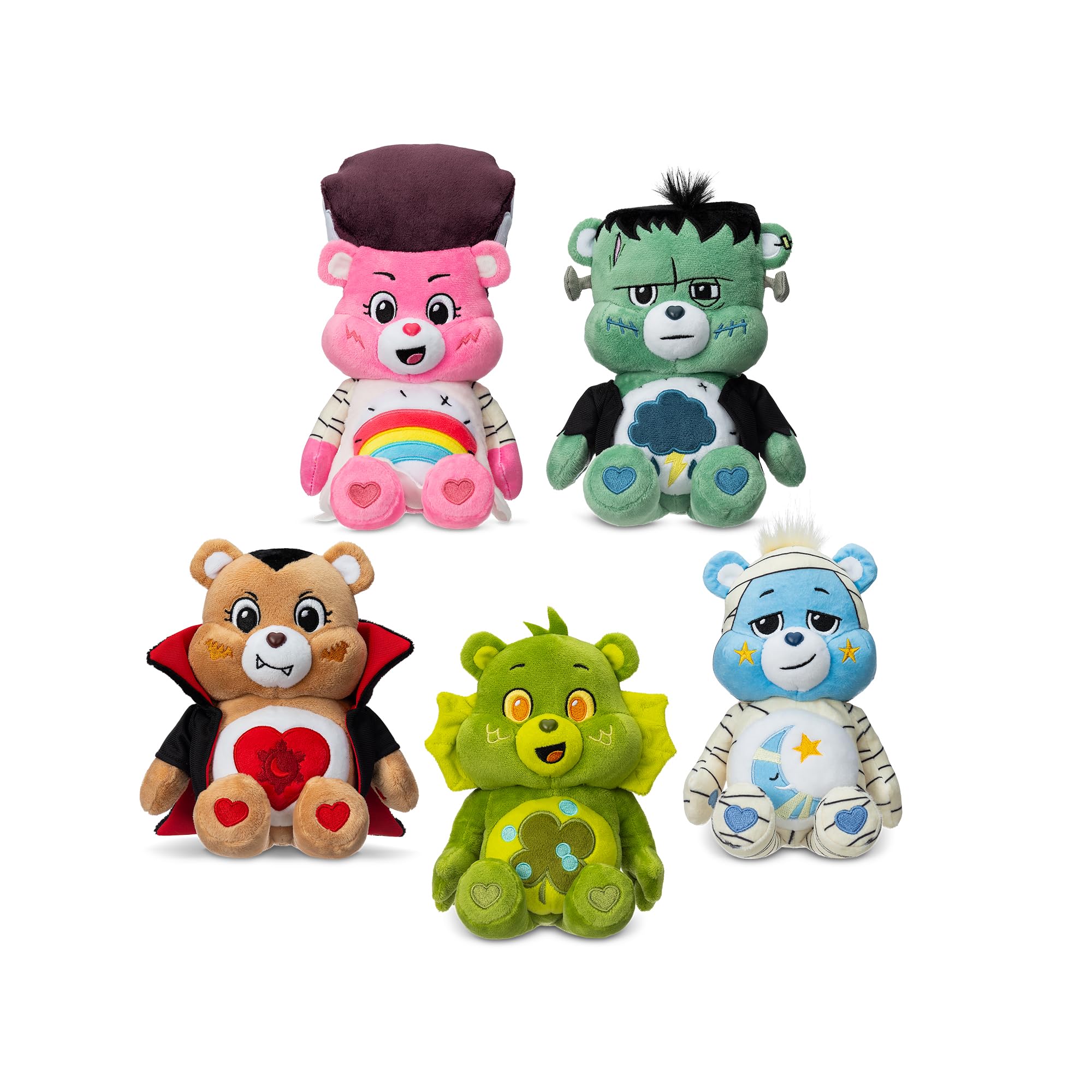 Care Bears x Universal Monsters - Tenderheart as Dracula 22cm Plush Toy for Kids 4+