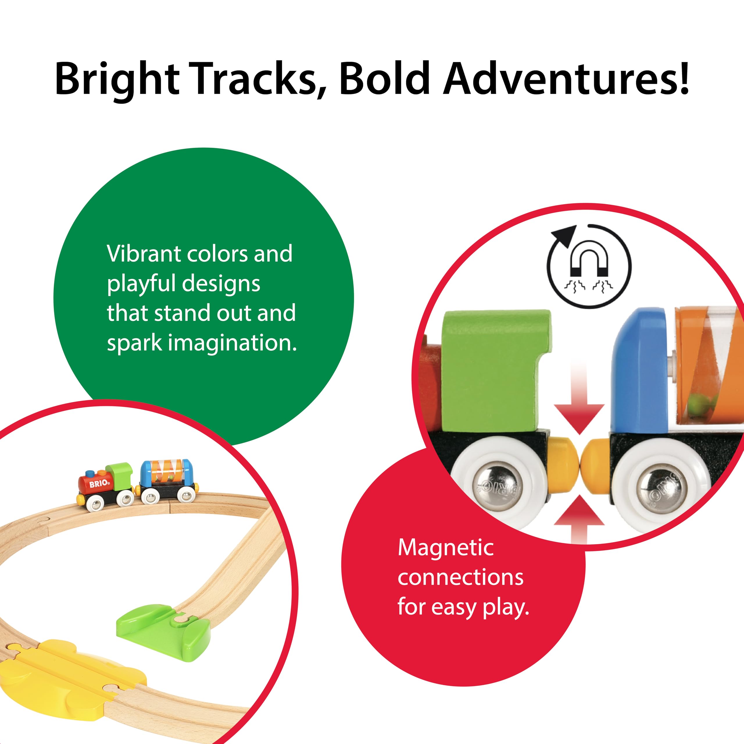 BRIO My First Railway Beginner Pack Wooden Train Set 12