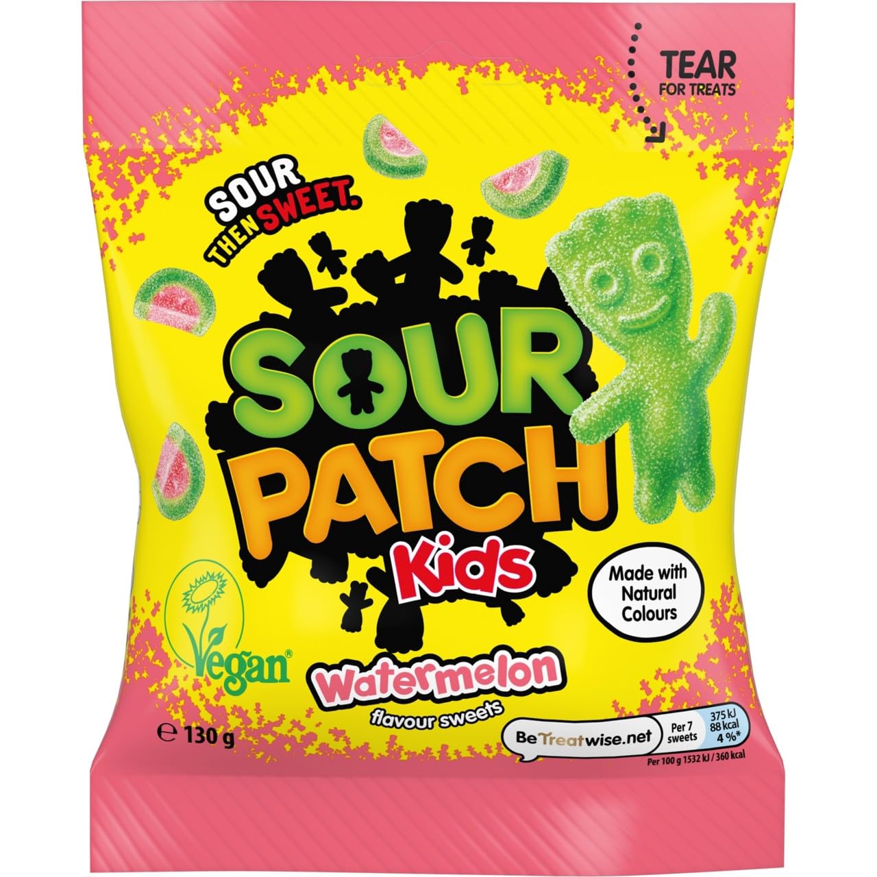 Sour Patch Kids Saure Süßigkeiten mit Wassermelonengeschmack – 90 g
