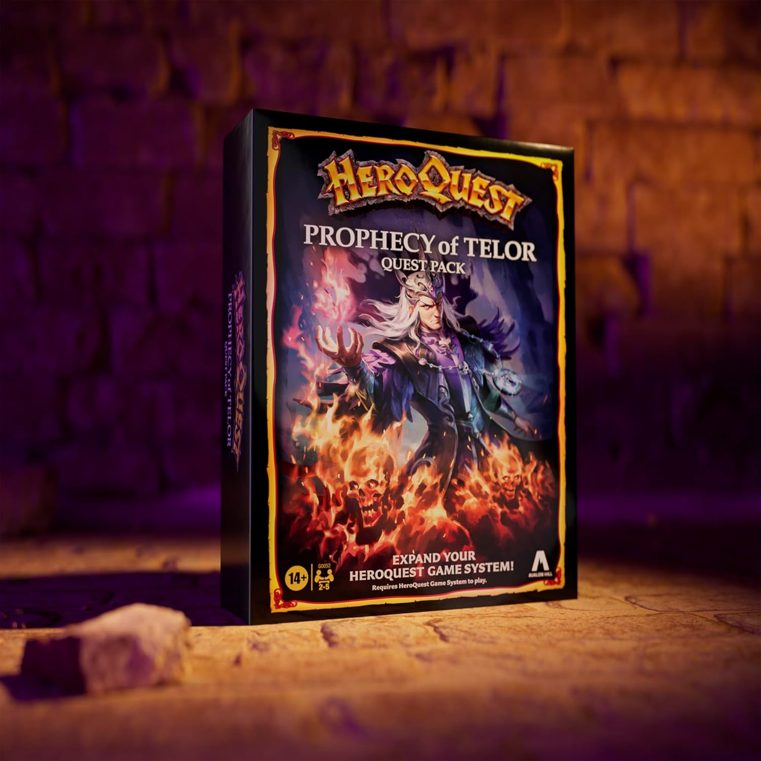 Avalon Hill HeroQuest Prophecy of Telor Quest Pack Expansion 4