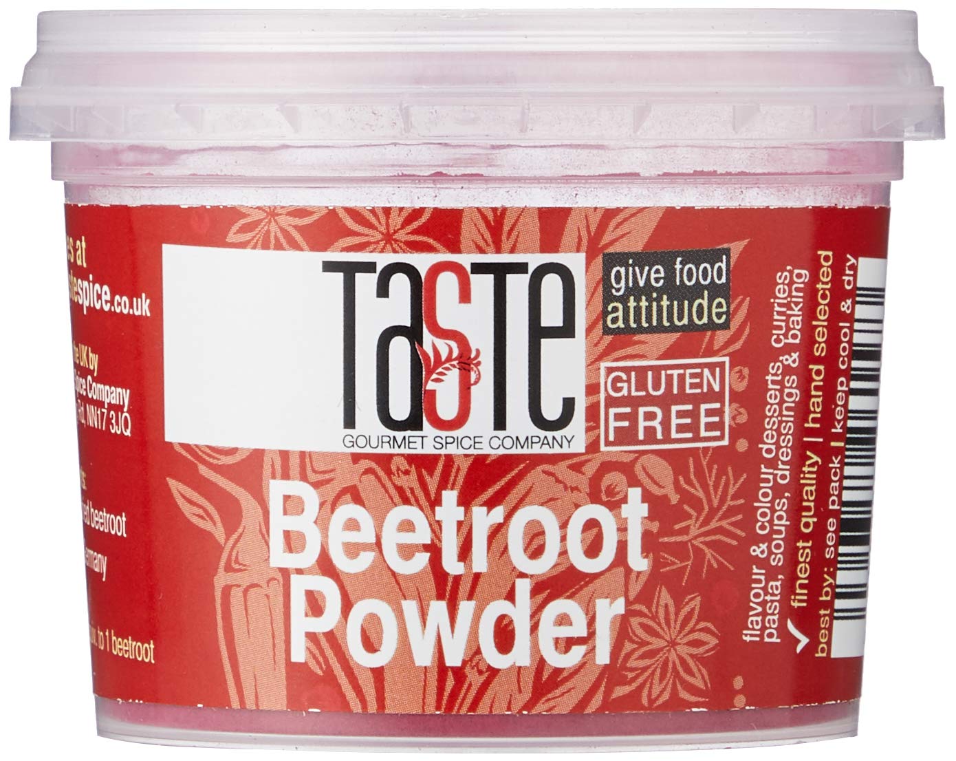 Beetroot Powder 50g - Natural Food Colouring & Flavour Enhancer by Gourmet Spice Company