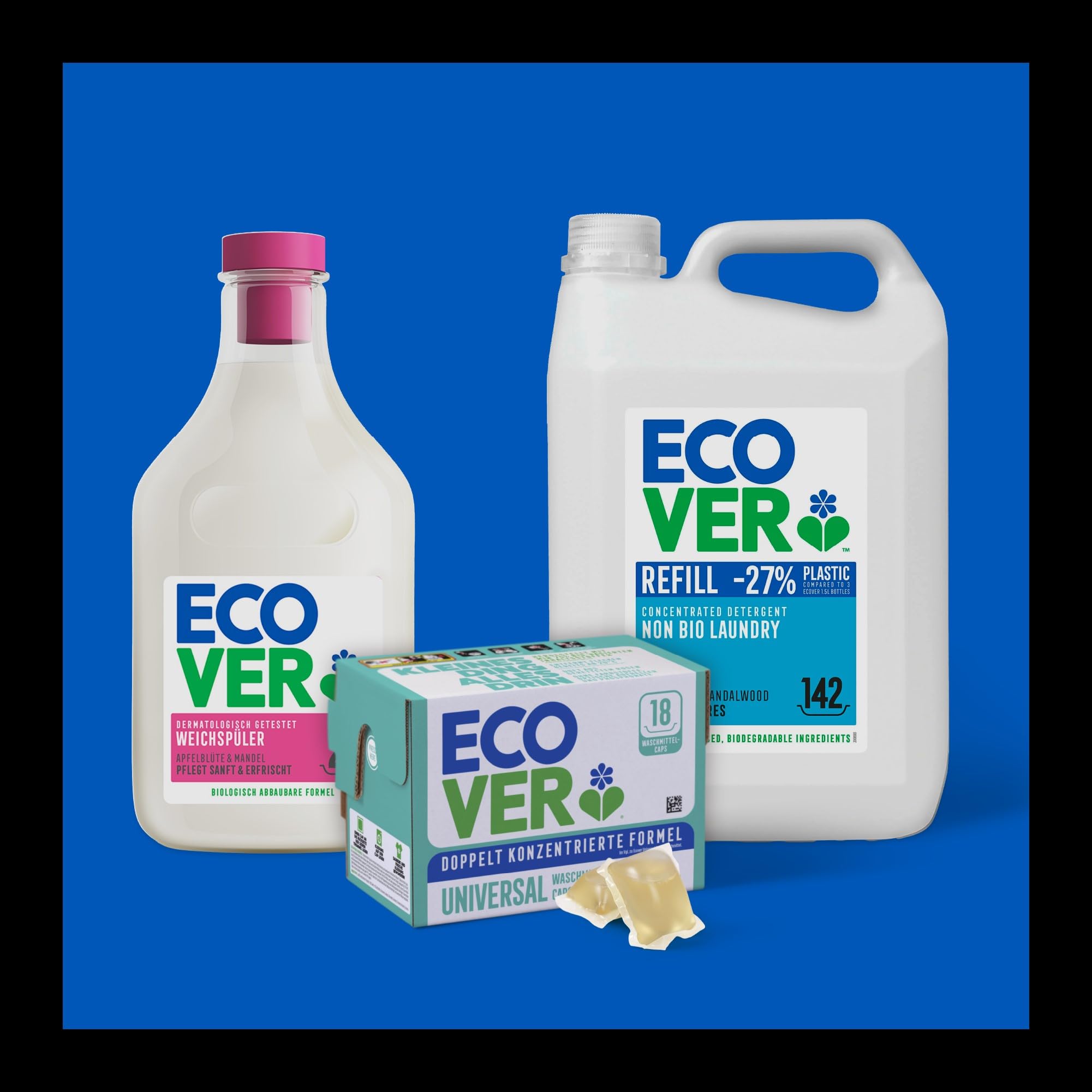 Ecover Delicate Laundry Liquid for Wool & Silk, Waterlily & Honeydew, 750ml 4