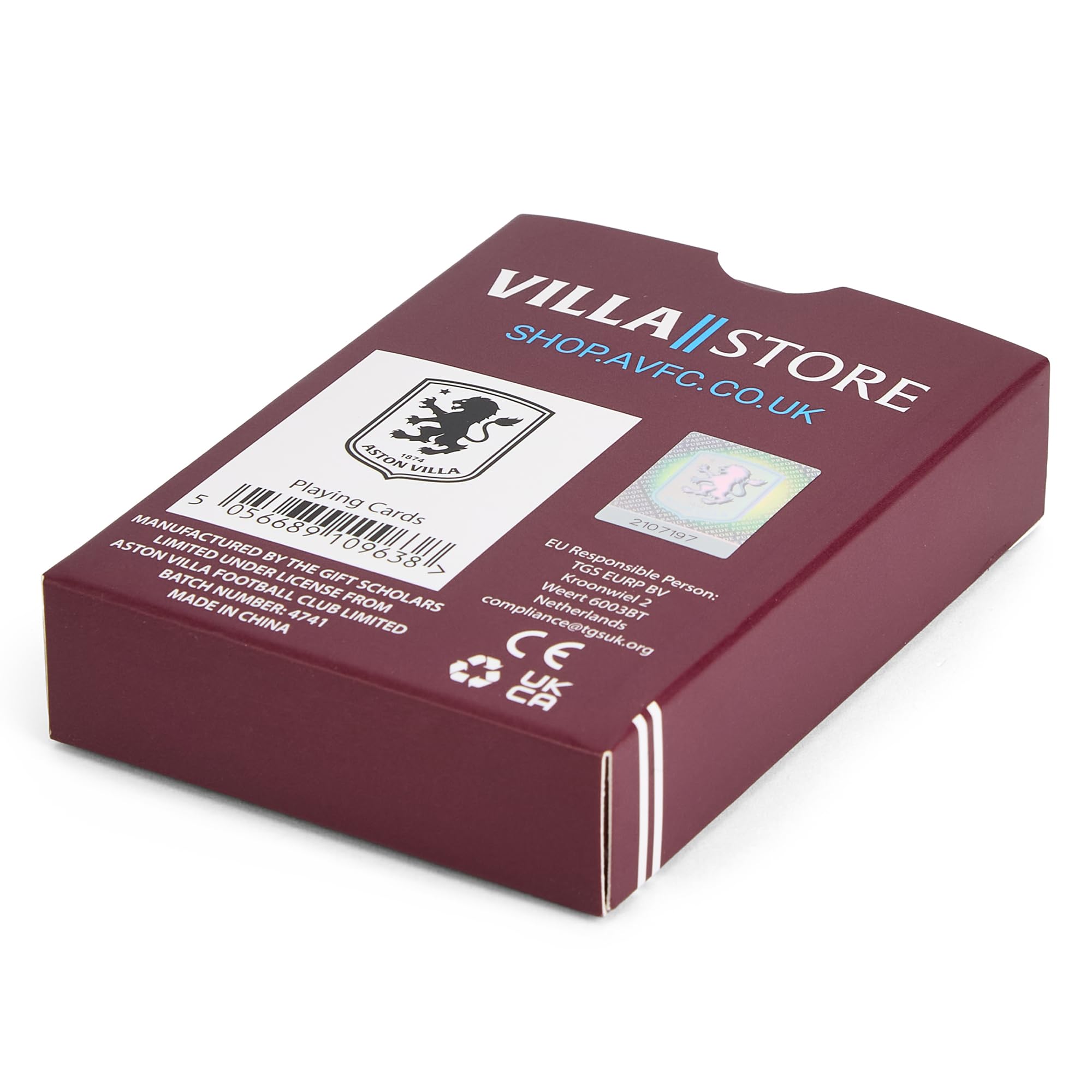 The Gift Scholars Aston Villa FC Official Playing Cards - Standard Deck 5