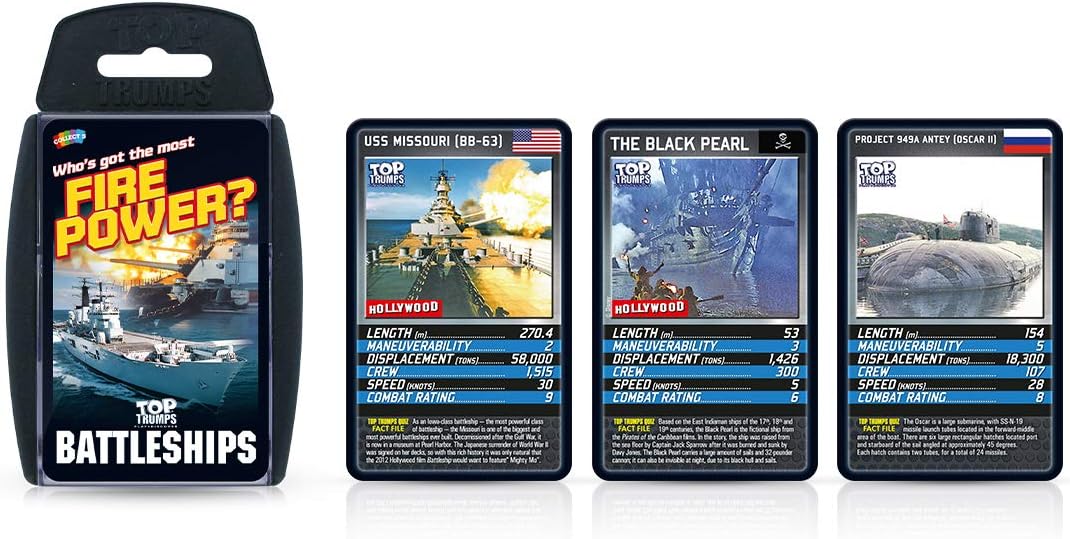 Top Trumps Battleships Card Game 4