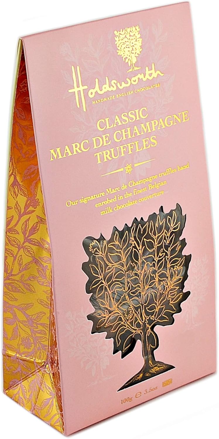 Holdsworth - Marc de Champagne Milk Chocolate Truffles Treat Bag, 100g