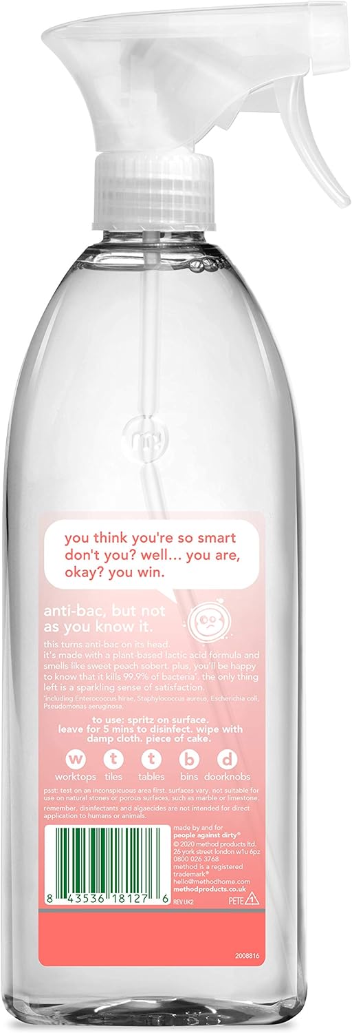 Method Antibacterial All Purpose Cleaner Peach Blossom - 828ml 8