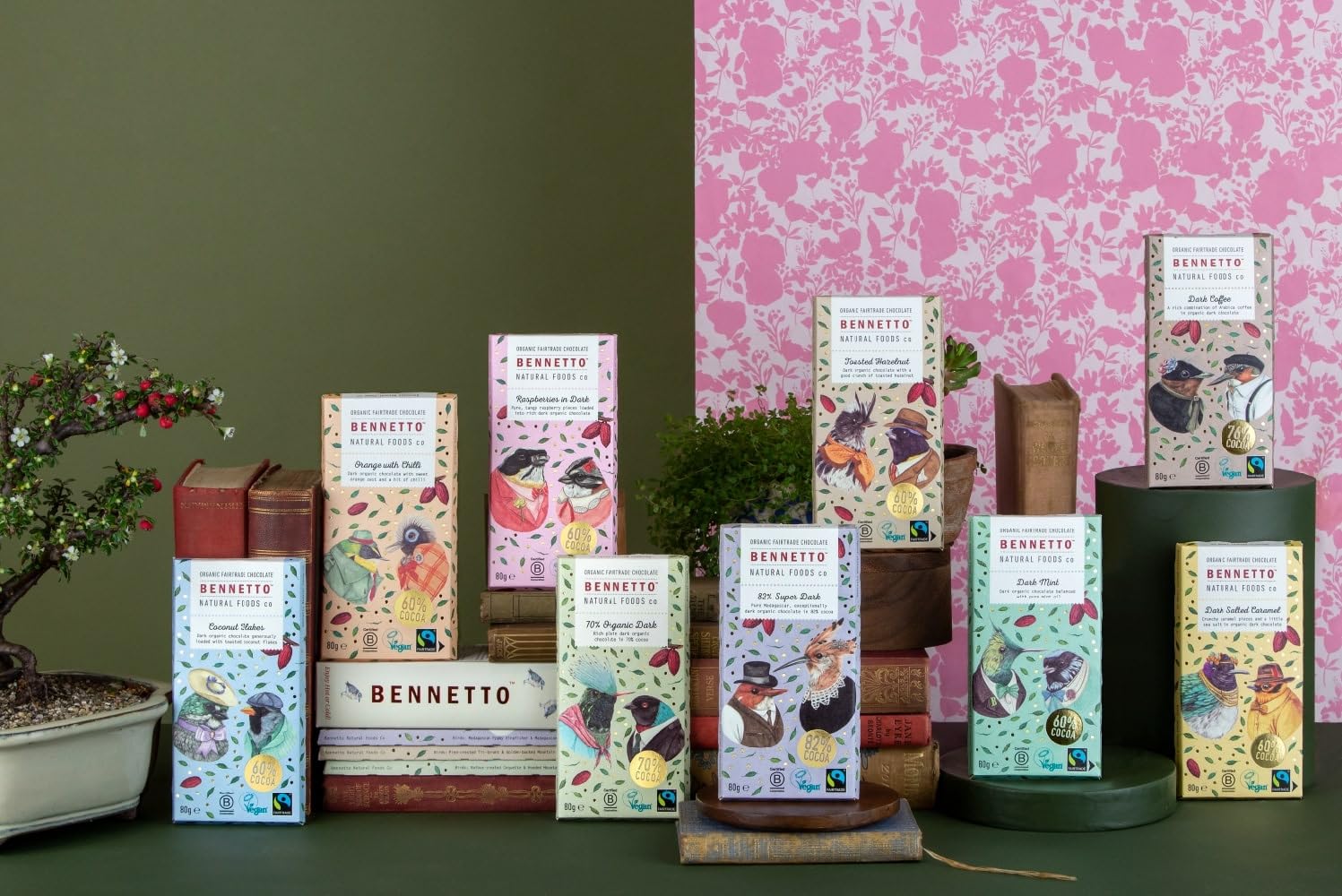 Bennetto Organic Dark Chocolate with Toasted Hazelnuts 60% - Fairtrade Single Origin from Ecuador 3