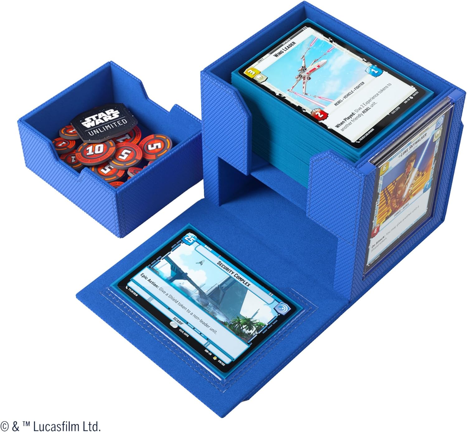 Gamegenic Star Wars Unlimited Deck Pod – Blau – Sammelkartenspiel-Zubehör