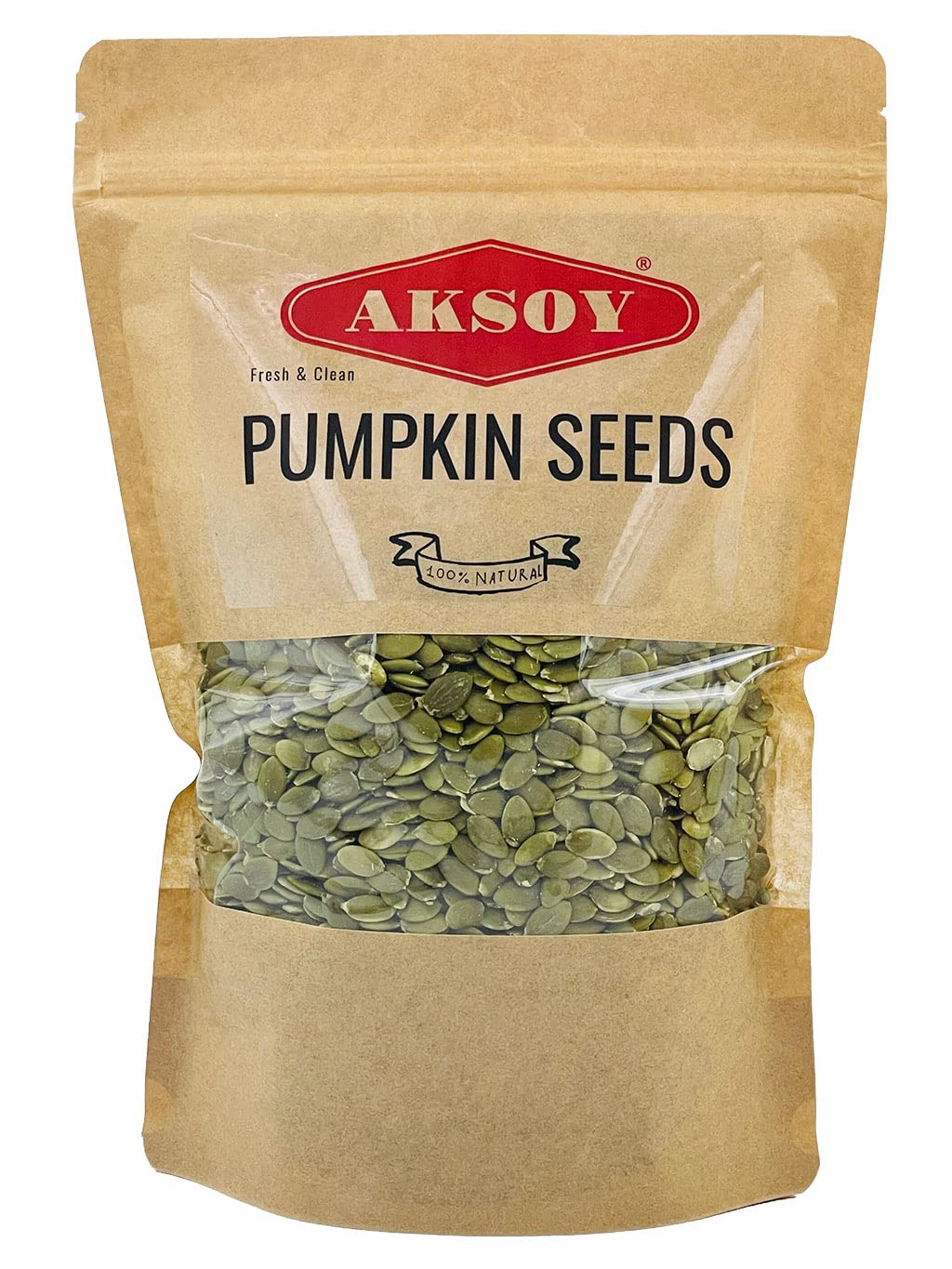 AKSOY Pumpkin Seeds - 650g Raw & Vegan | Rich in Antioxidants & Magnesium