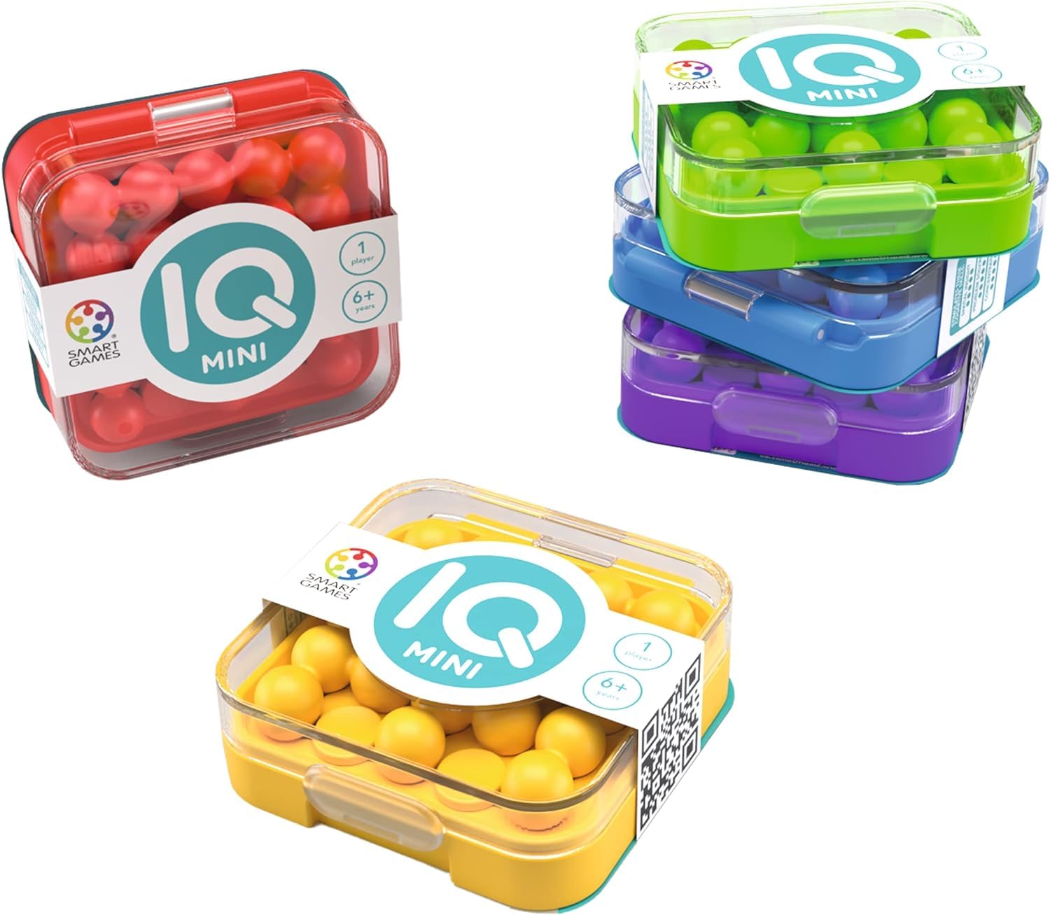 SmartGames IQ Mini Puzzle Game | Portable Travel Size | Logic & Problem Solving | Unisex Children