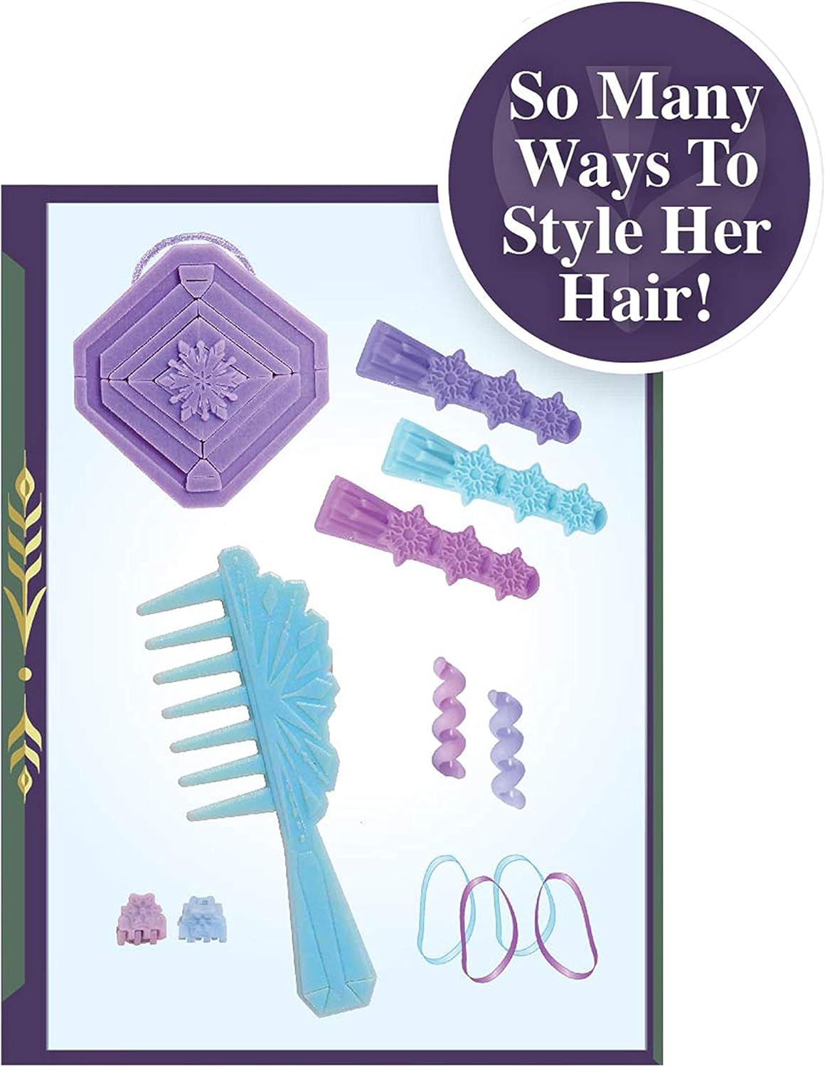 Just Play Frozen II Elsa Styling Head with 13 Hair Accessories 4