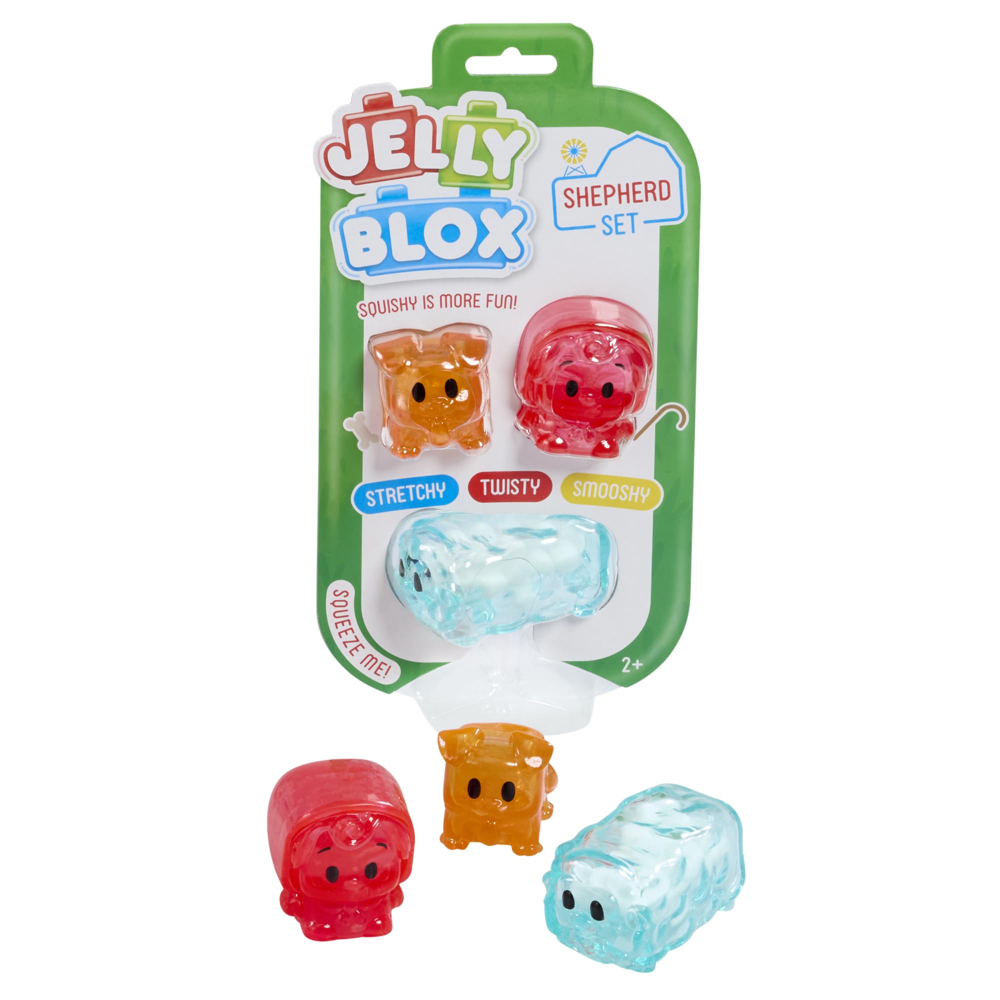 Jelly Blox Shepherd Character Set - Squishy Building Play for Toddlers 2+