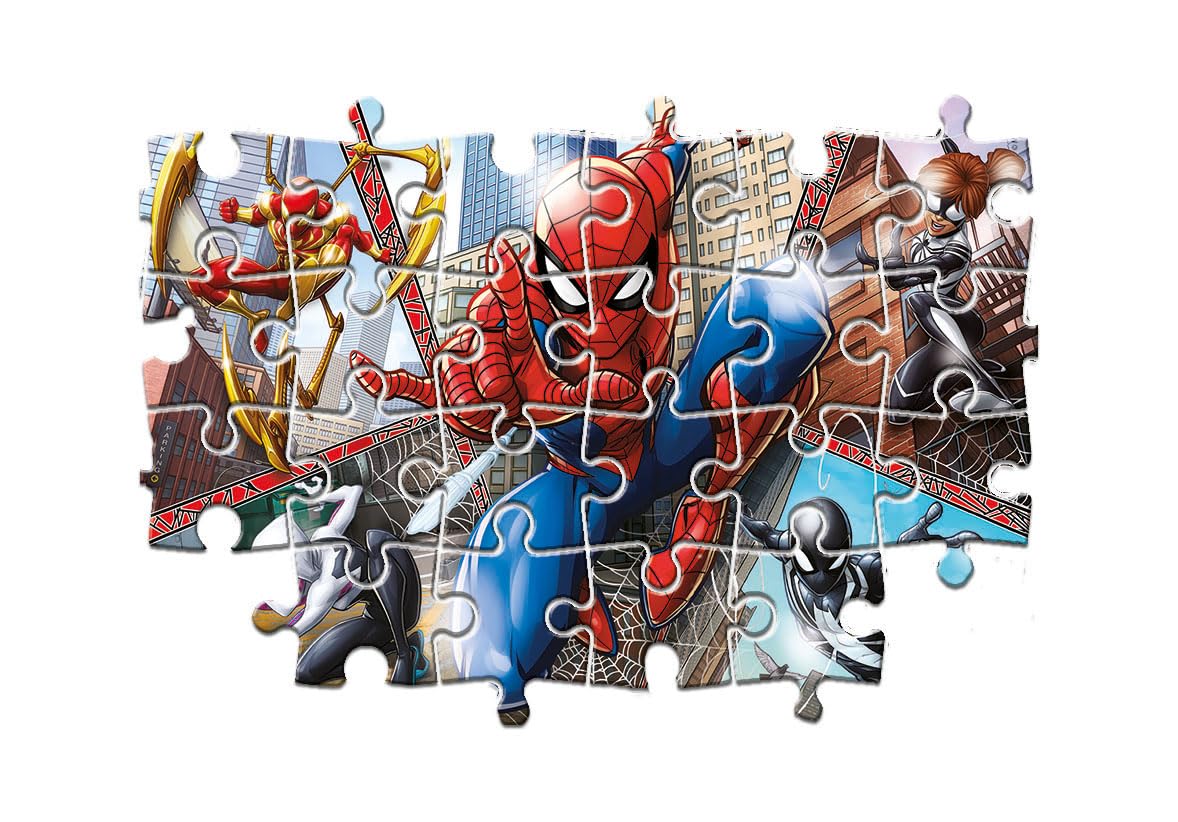 Clementoni Spiderman 2 x 60-Piece SuperColor Puzzle for Children
