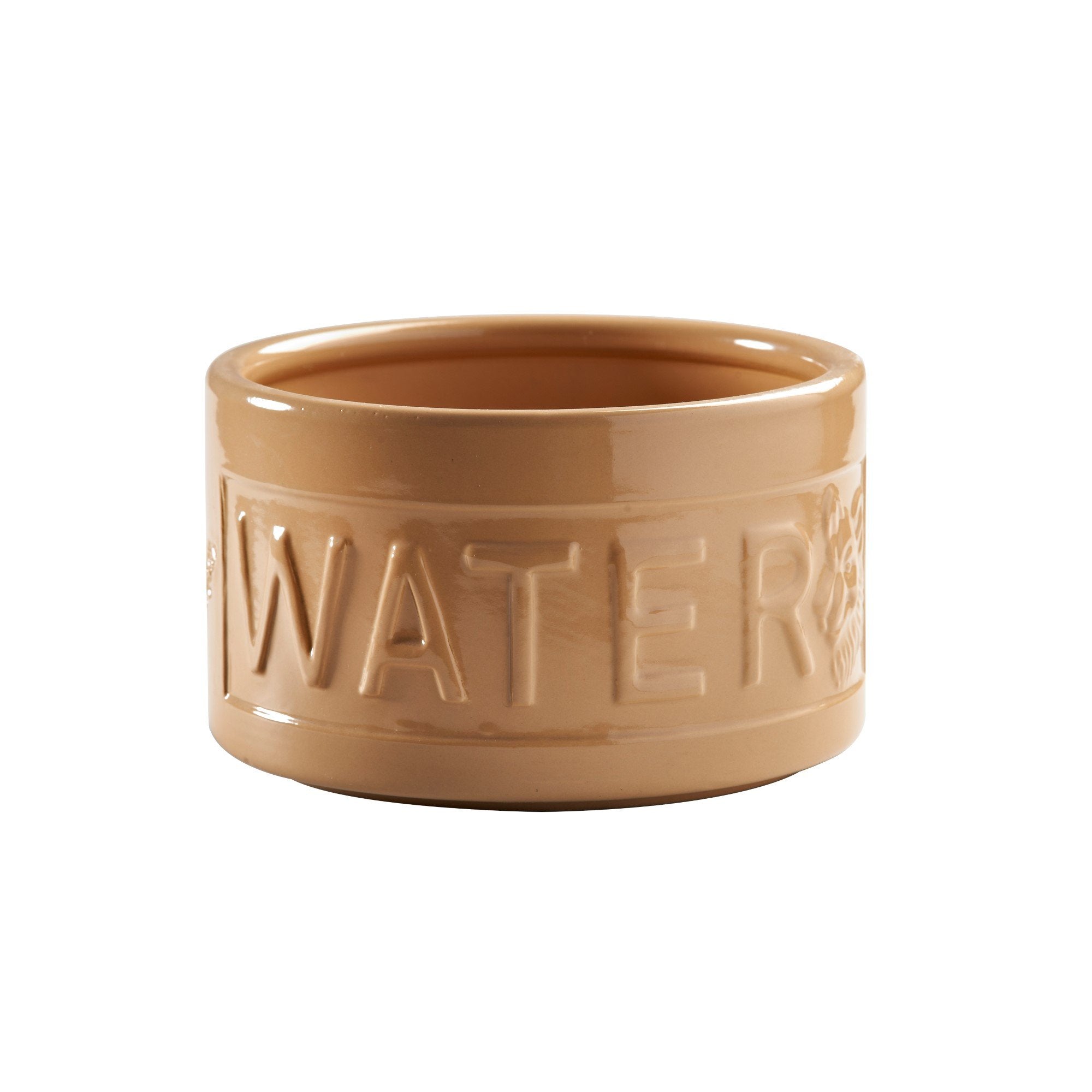 Mason Cash Cane Lettered Stoneware Water Bowl - 15 cm | 900ml Capacity | Durable