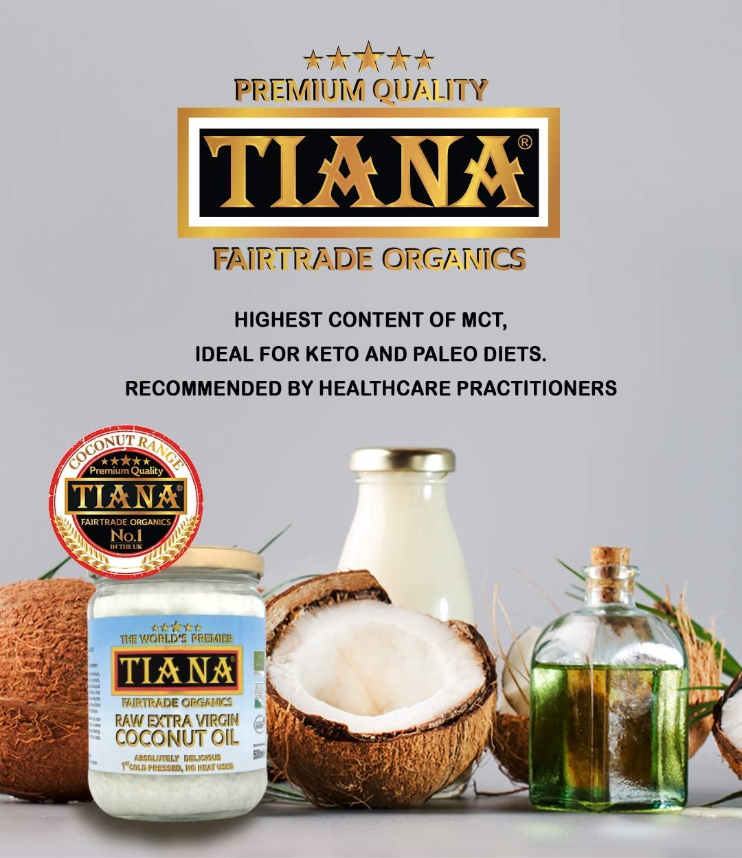 TIANA - Raw Extra Virgin Coconut Oil (500ml) 6