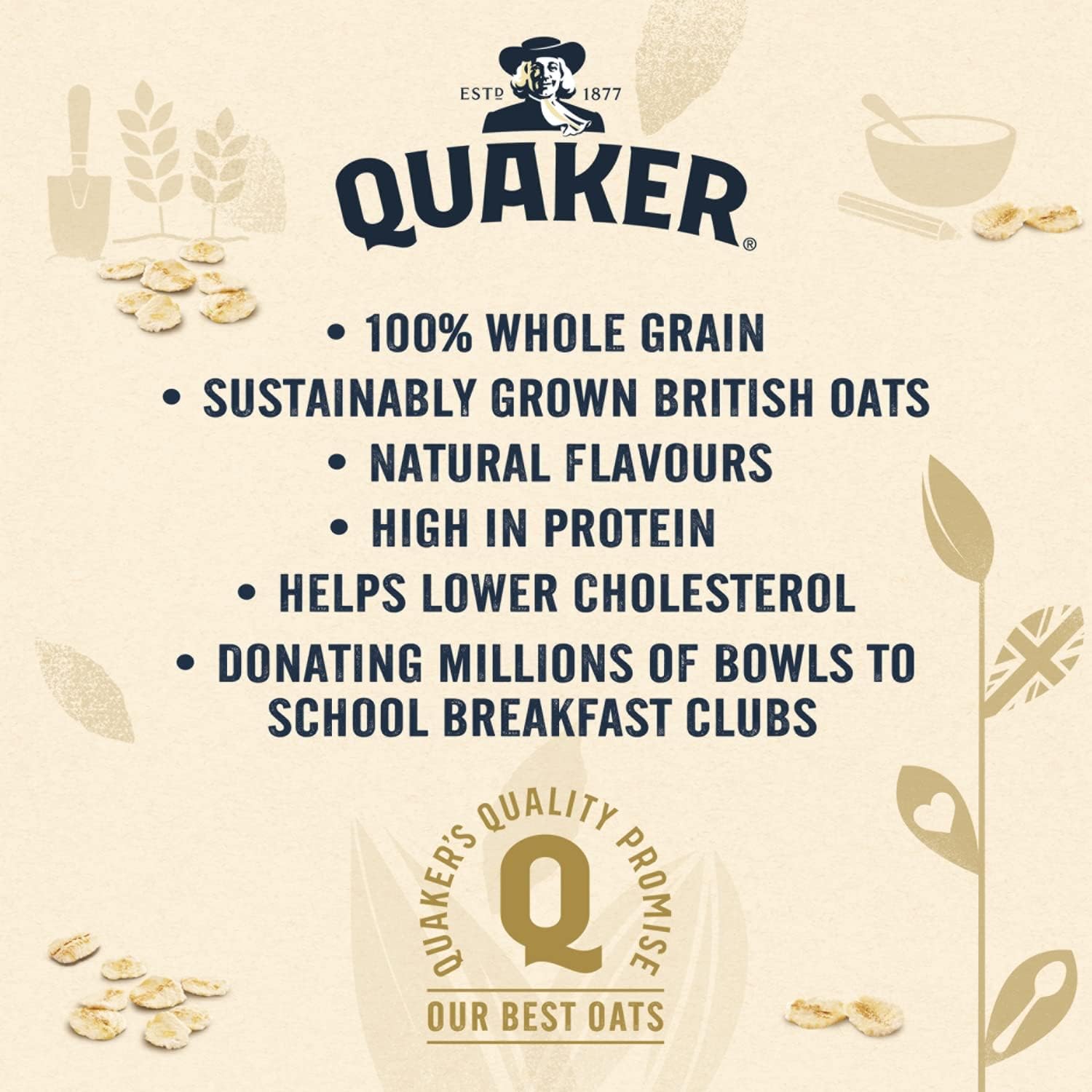 Quaker Oat So Simple Protein Golden Syrup Porridge, 8x43g 9