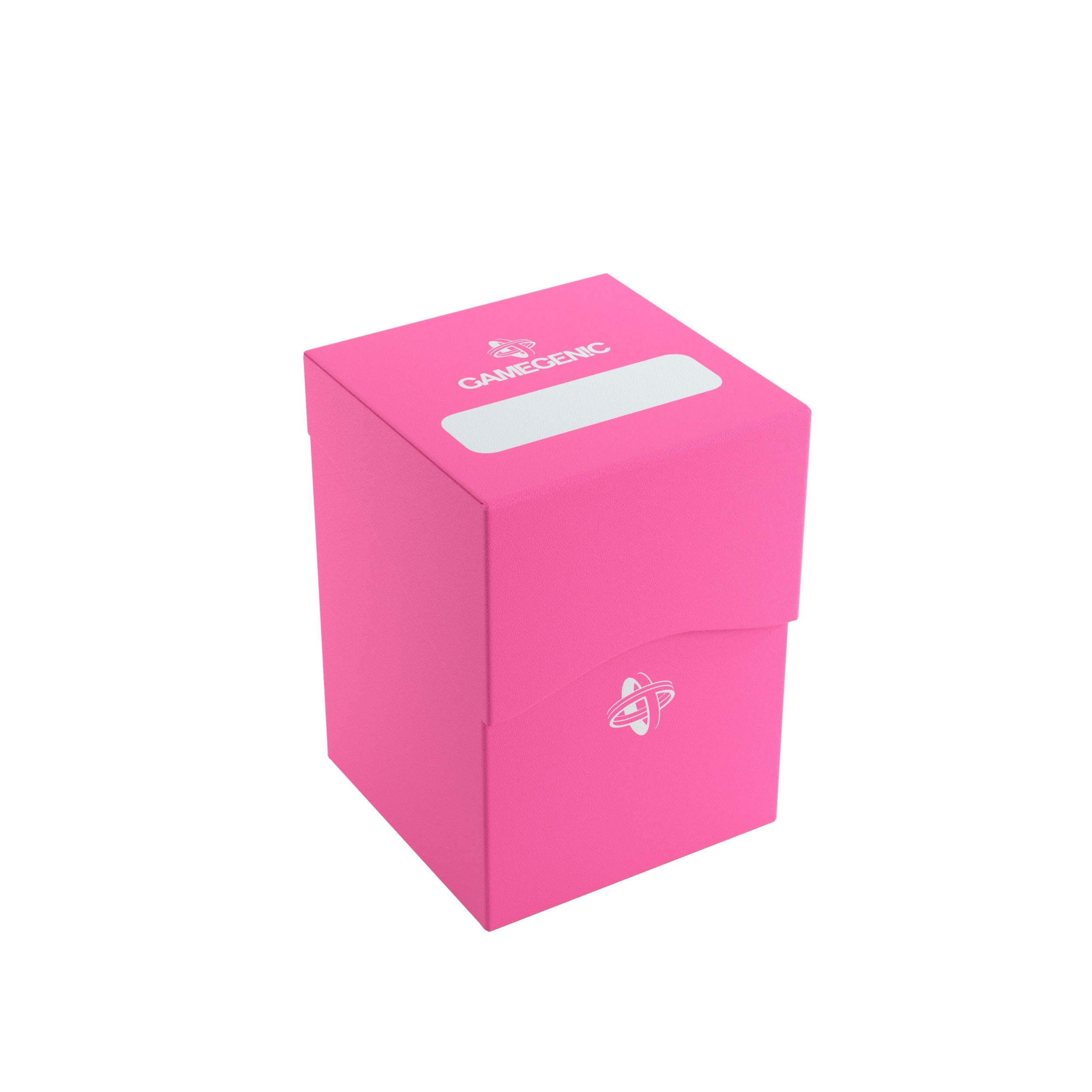 Gamegenic Pink 100-Card Deck Holder - Durable Self-Locking Lid | Cobra Neck Access | Compatible Storage