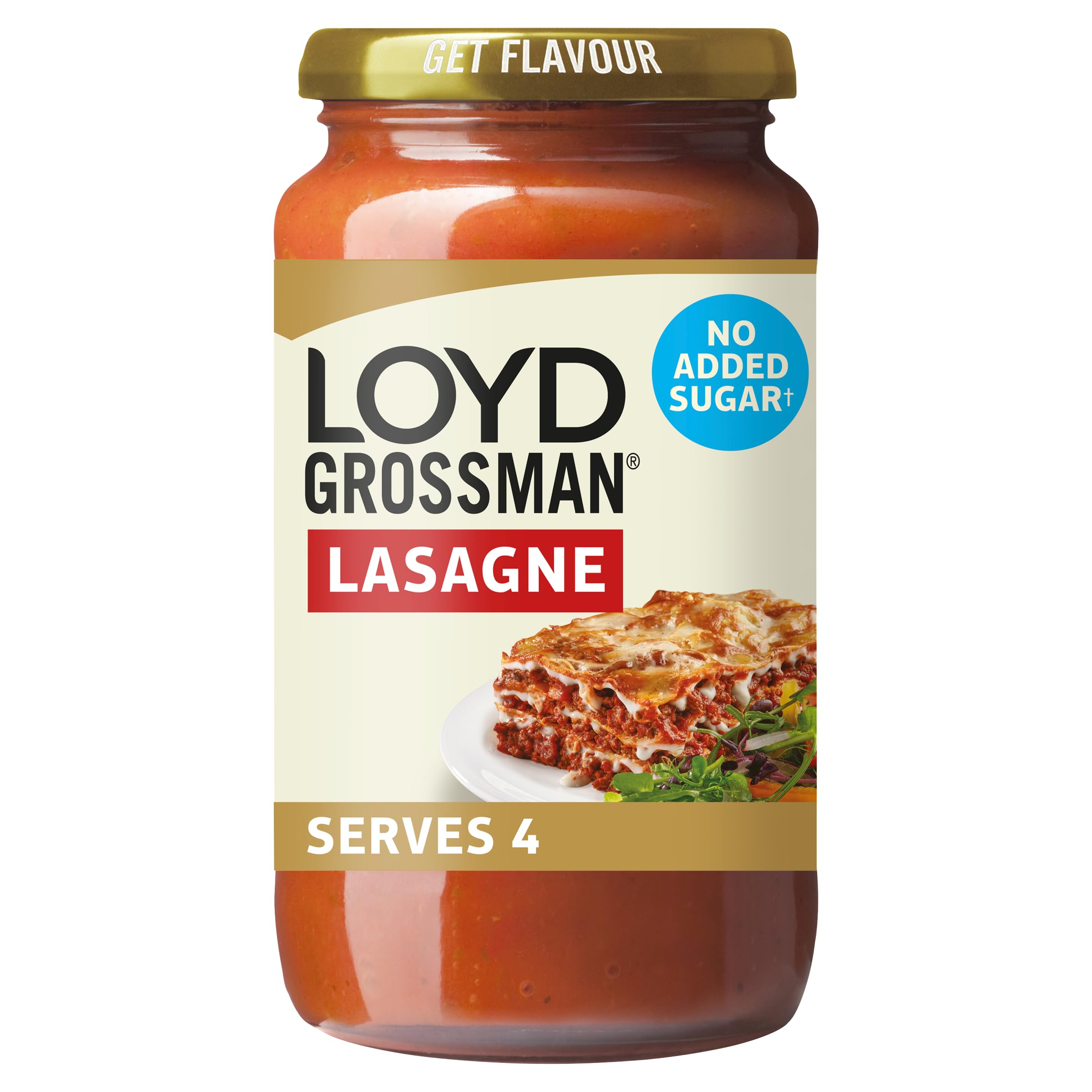 Loyd Grossman No Added Sugar Italian Red Lasagne Sauce – Tomato & Herb Infusion, 450g Jar 5