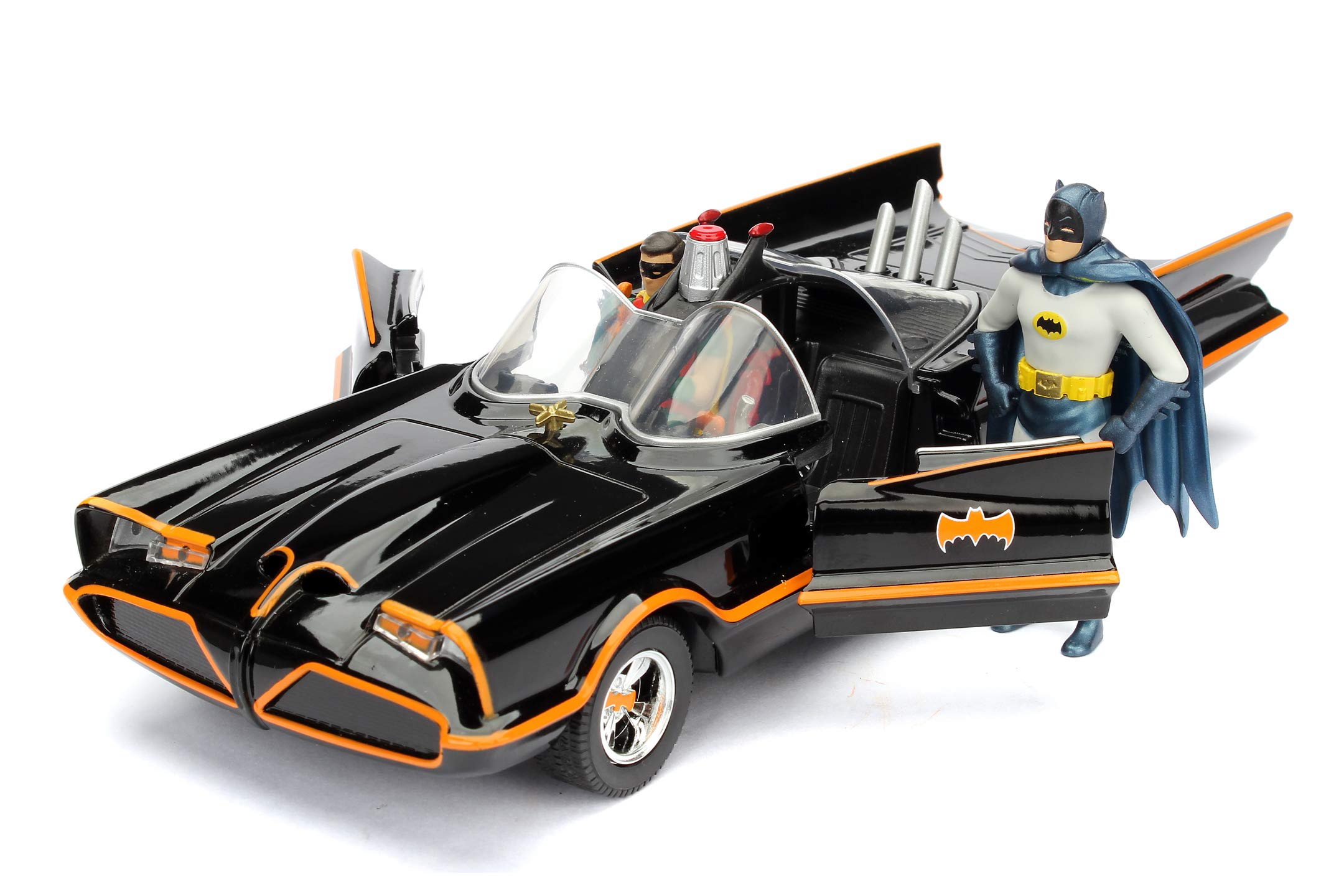 1966 Batman Classic Batmobile 1:24 Scale Die-Cast Replica with Adam West Figure 7