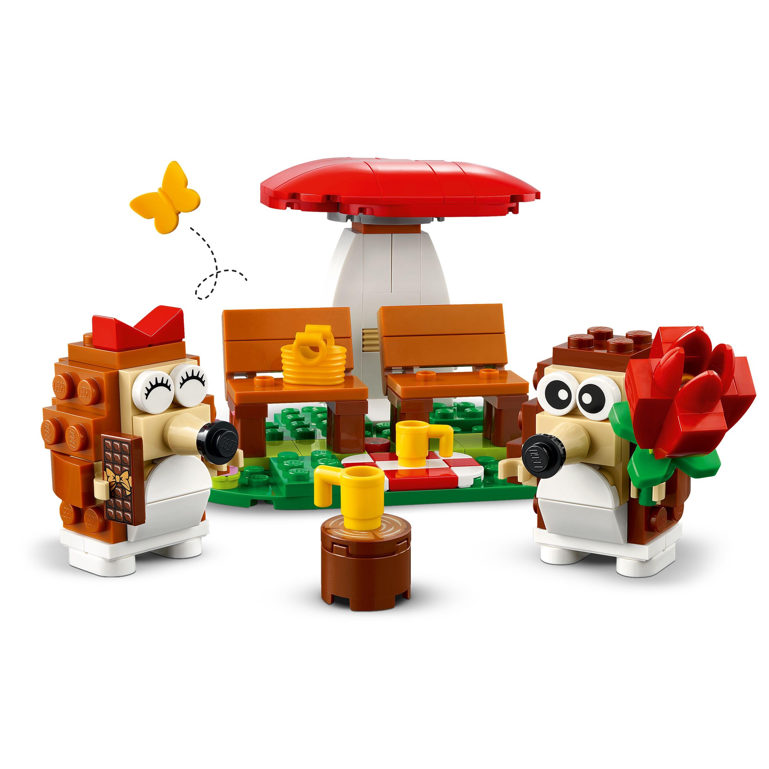 LEGO Hedgehog Picnic Date - Building Set for 8 Plus Year Olds 3