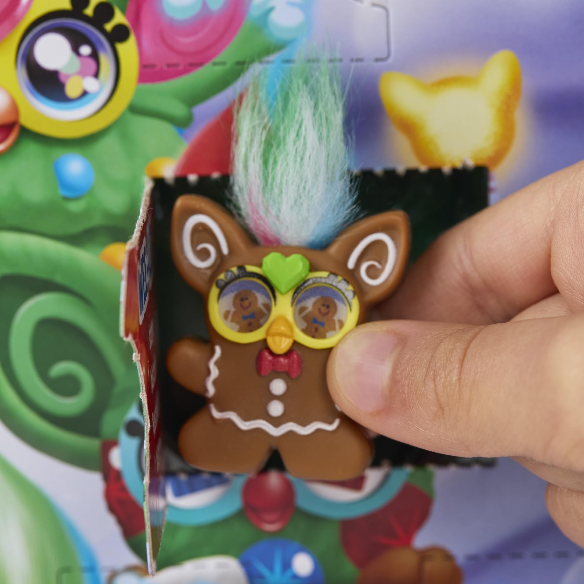Furby Minis Furbulous Advent Calendar - 24 Days of Collectible Figures, Stickers & Keychain Charms