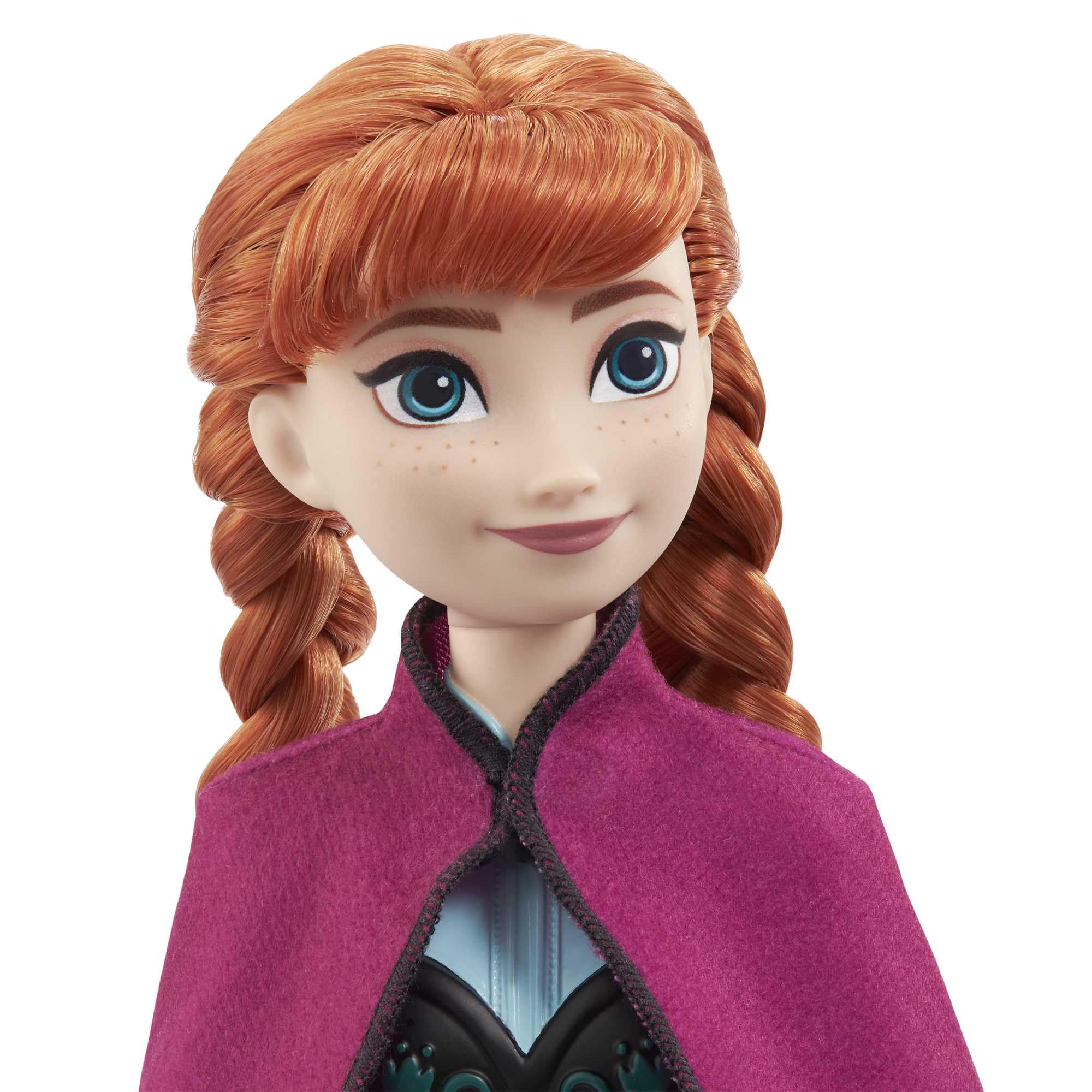Mattel Disney Princess Dolls, Anna Posable Fashion Doll with Signature Clothing and Accessories, Disney's Frozen Movie Toys, HLW49 5