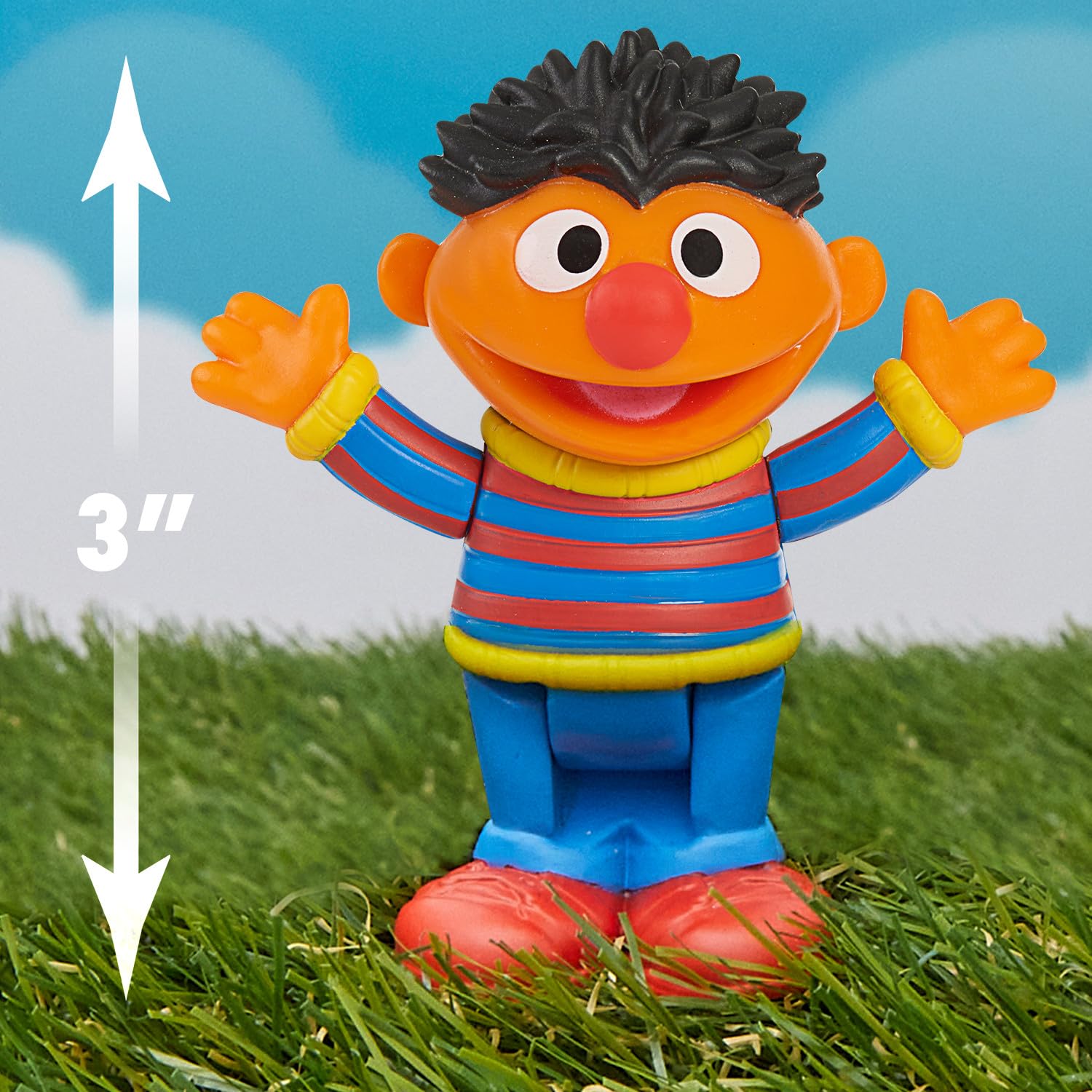 Just Play Sesame Street Neighborhood Friends 6-Pack - 3-Inch Poseable Figures for Kids Ages 2+ 5