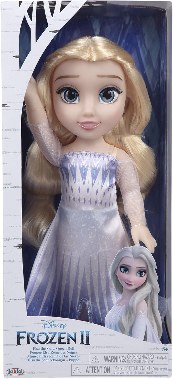 Disney Frozen 2 Elsa the Snow Queen Doll - 35cm Tall with Long Flowing Hair & Iconic Dress 6