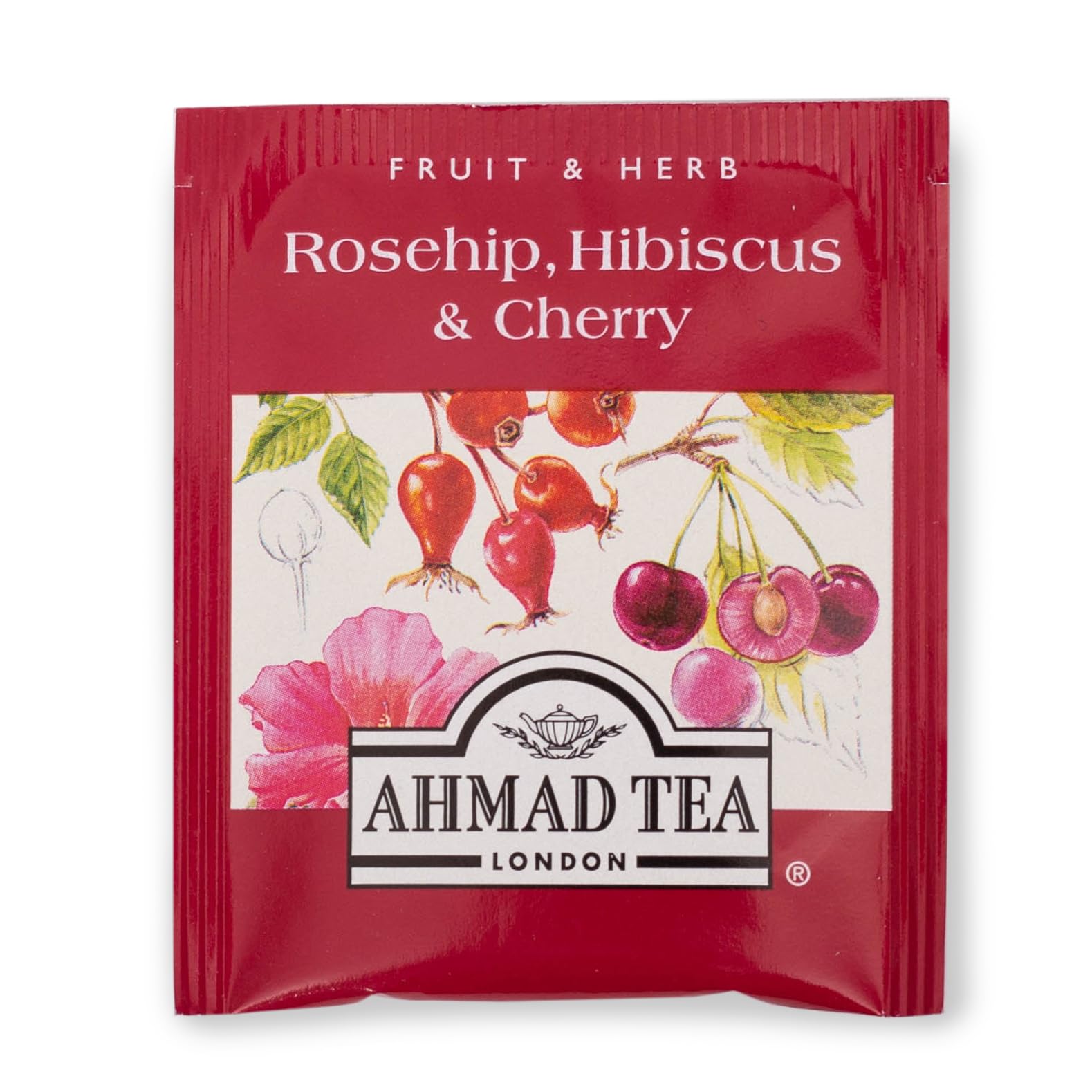 Ahmad Tea Rosehip, Hibiscus & Cherry Fruit & Herbal Infusion - 20 Tea Bags 3
