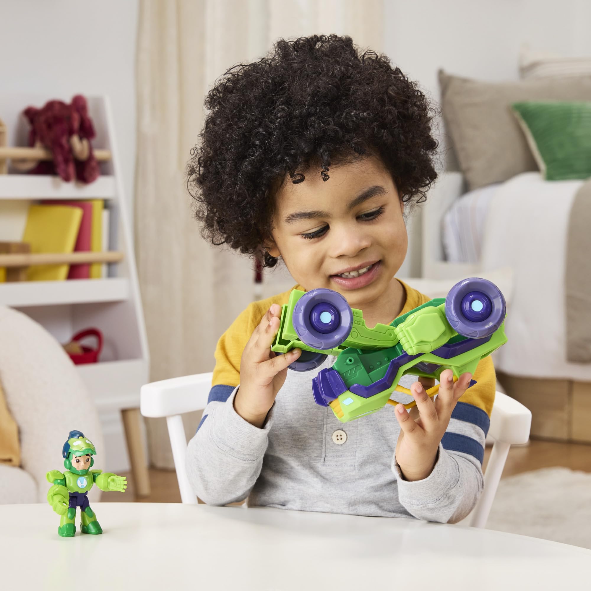 Marvel Iron Hulk 2-in-1 Mech Suit & Vehicle Toy - Ages 3+ 7