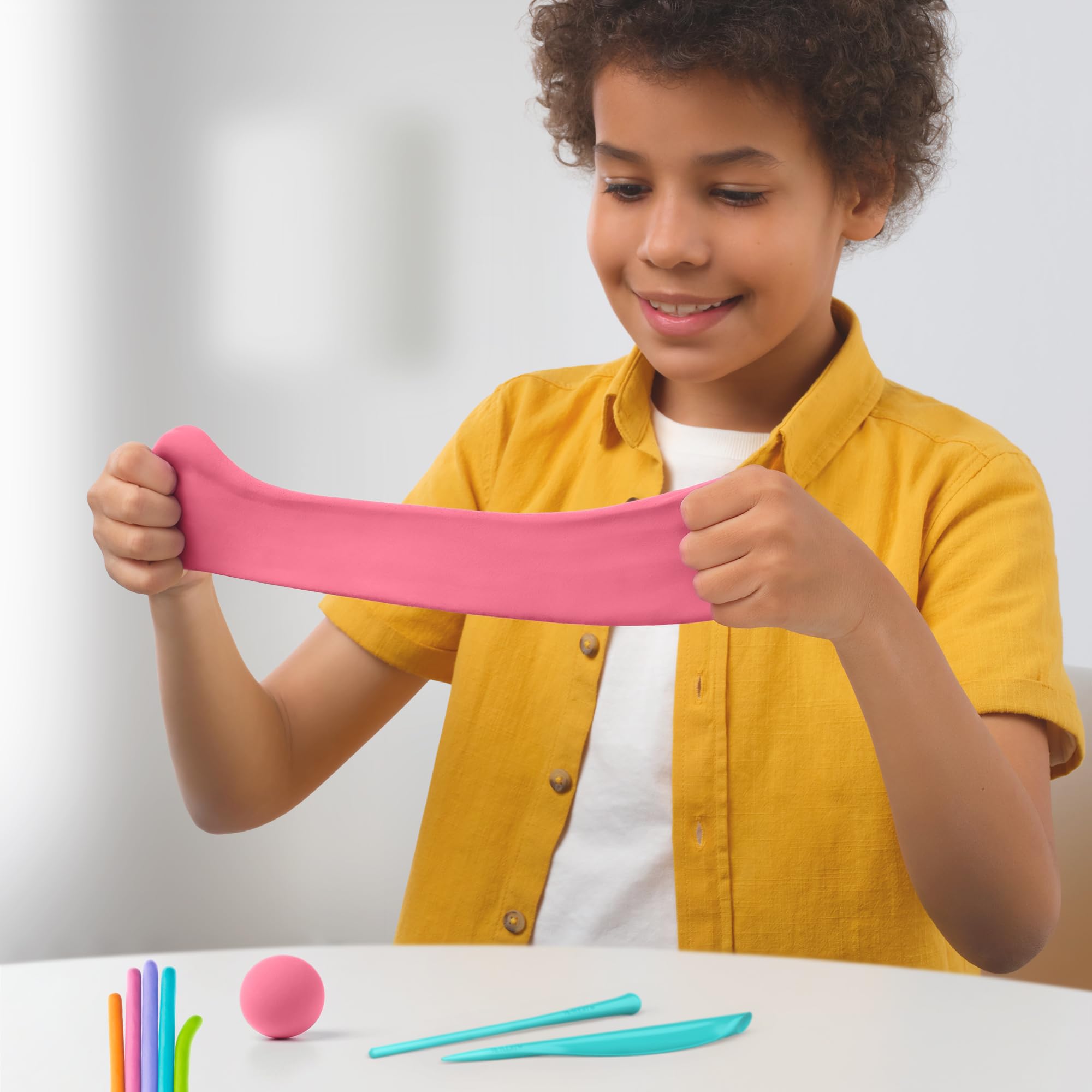 Hey Clay Animals: Piggy, Horse, Rabbit Set - Air Dry Modeling Clay Kit for Kids 3+ 8