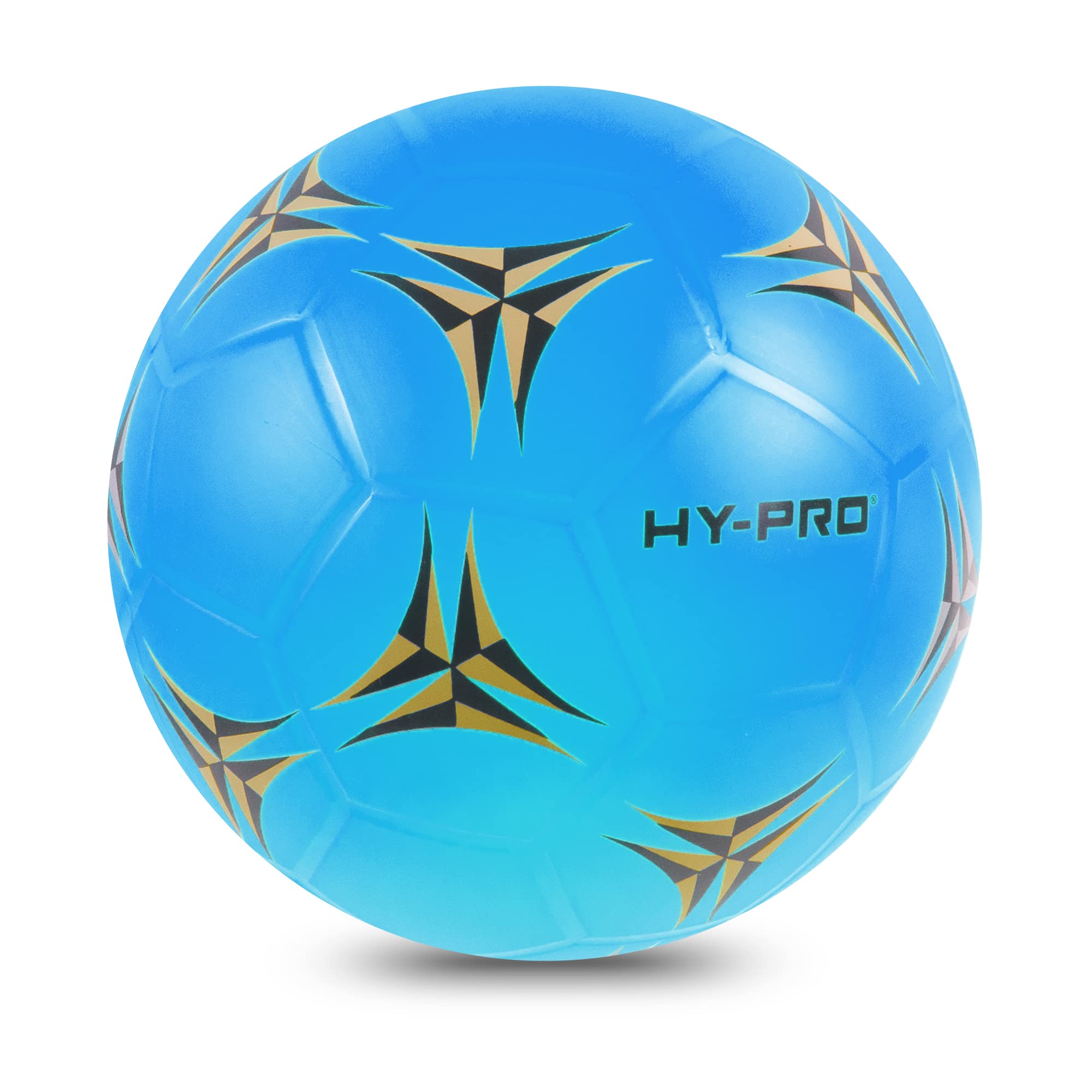 Hy-Pro Plastic Football Playground Ball | Size 5 | Blue | For Kids Outdoor Play 3