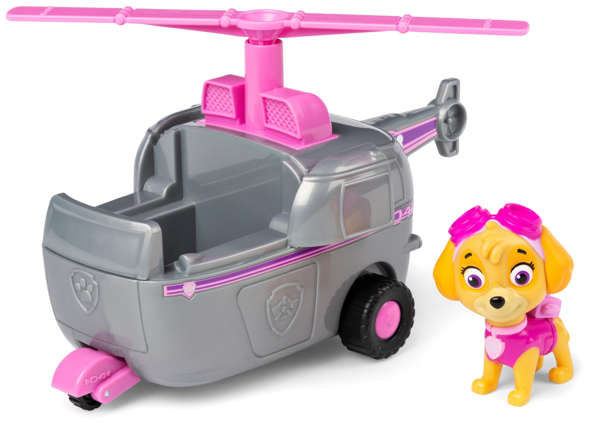 Paw Patrol Skye's Helicopter with Collectible Action Figure - Vehicle Toy for Kids 3+