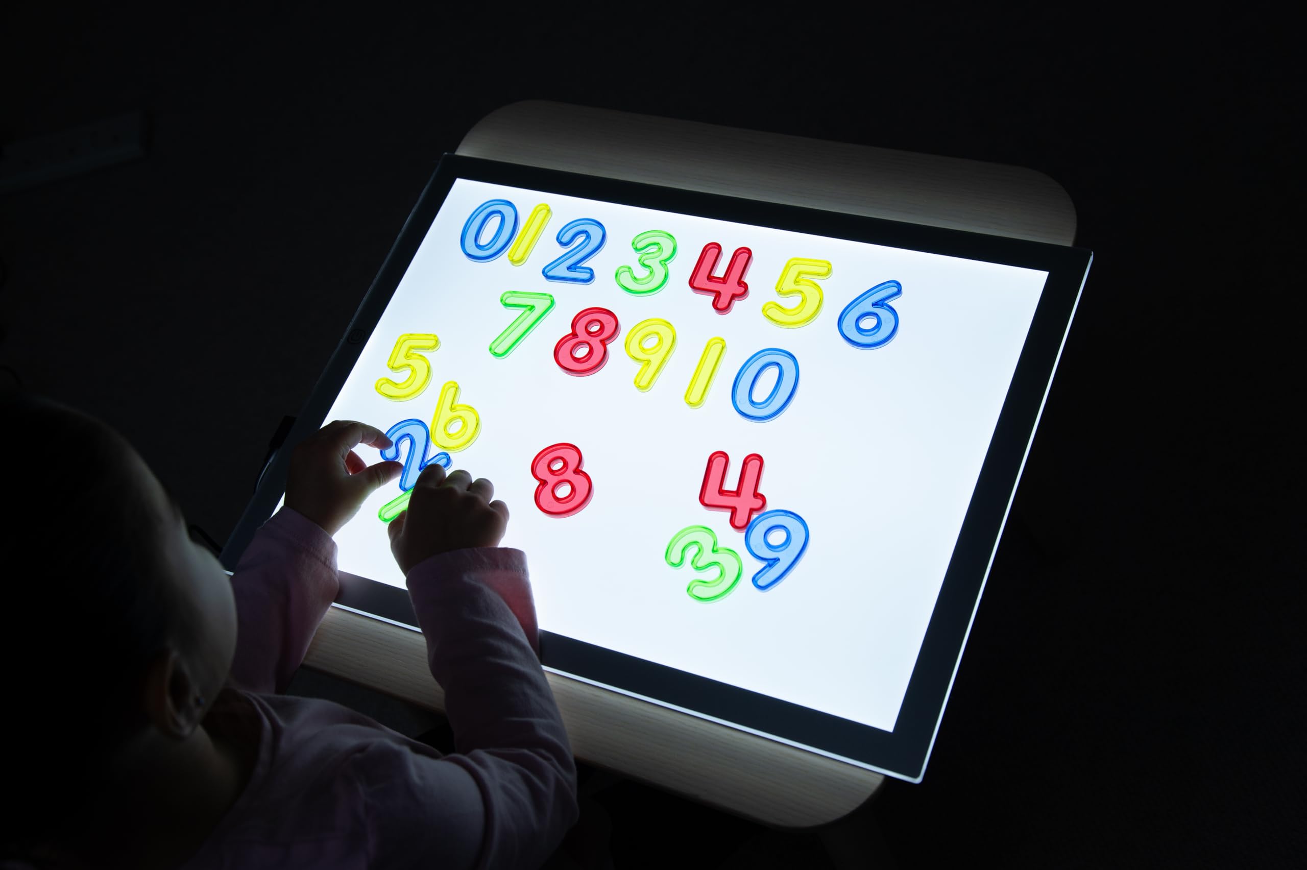 TickiT Translucent Numbers 0-9 - Educational Light Box Activity Set for Kids 3+ 5