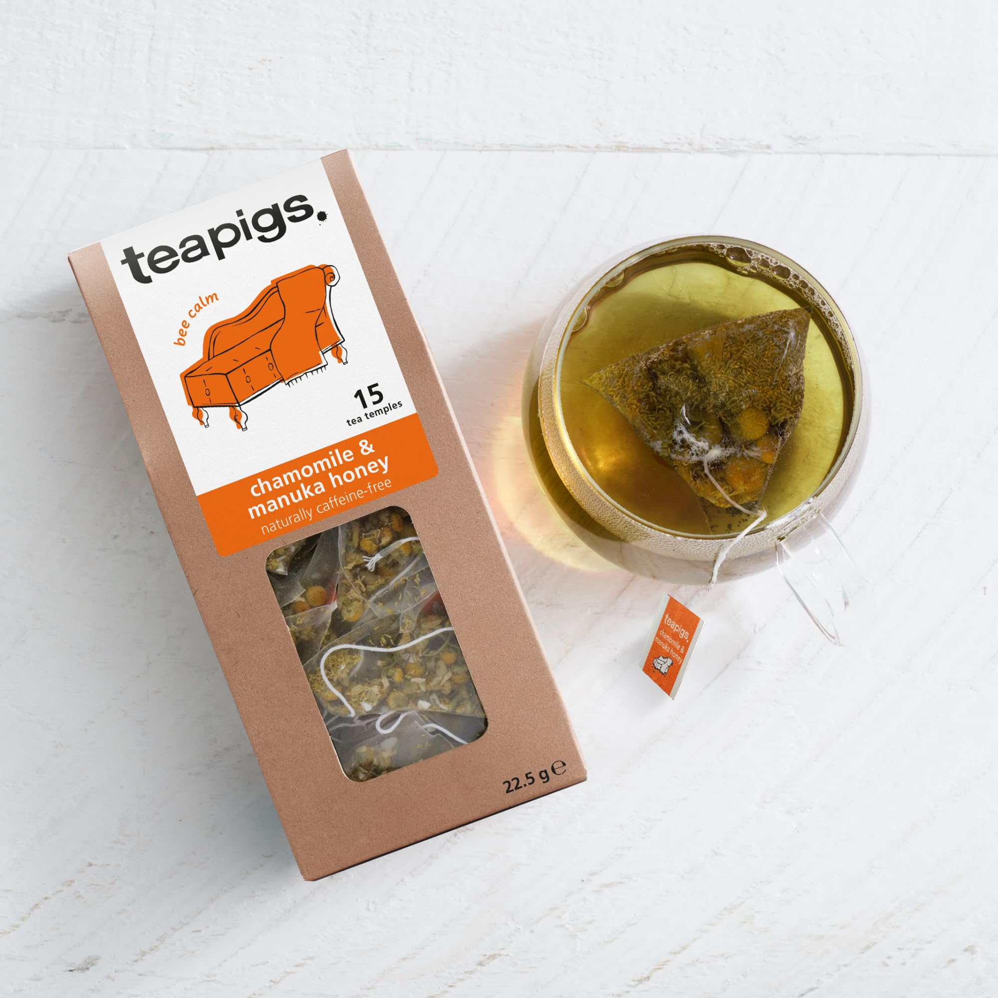 teapigs Kamille &amp; Manuka-Honig-Tee – Koffeinfreie Kräuterteebeutel 4